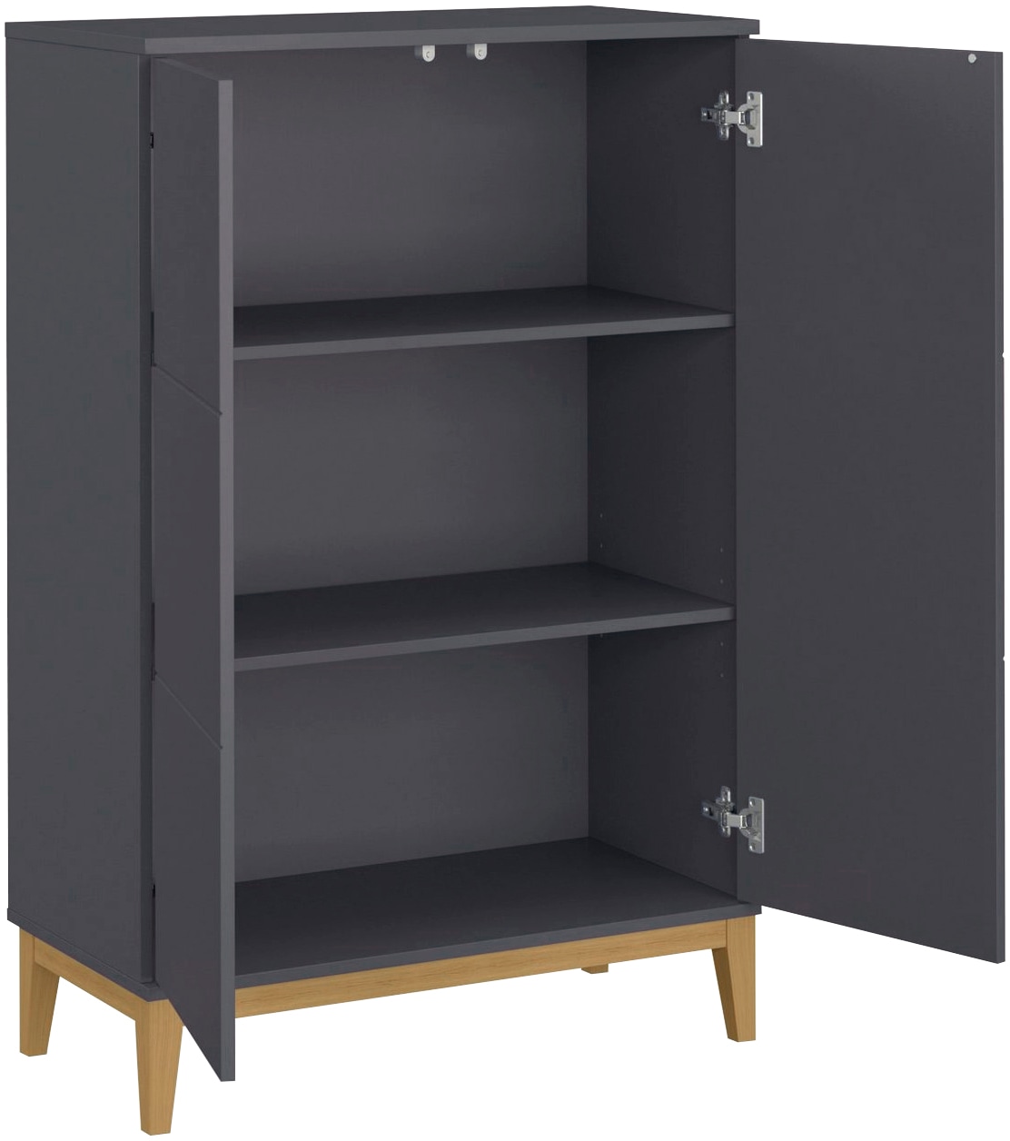 GOODproduct Highboard »Maryd« Hochkommode mit Untergestell in Holzoptik