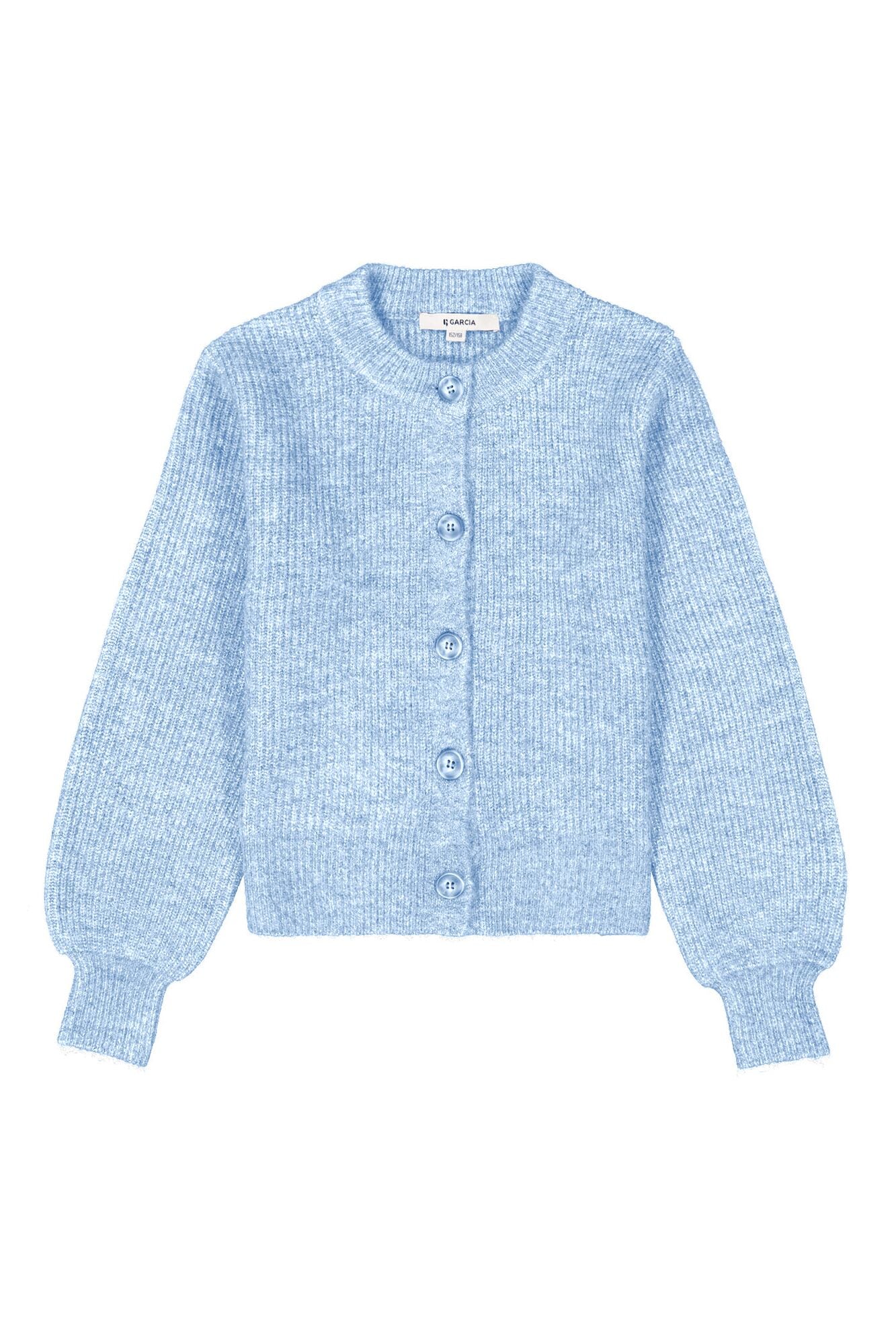 Garcia Strickjacke Rumpfabschluss ohne Bündchen