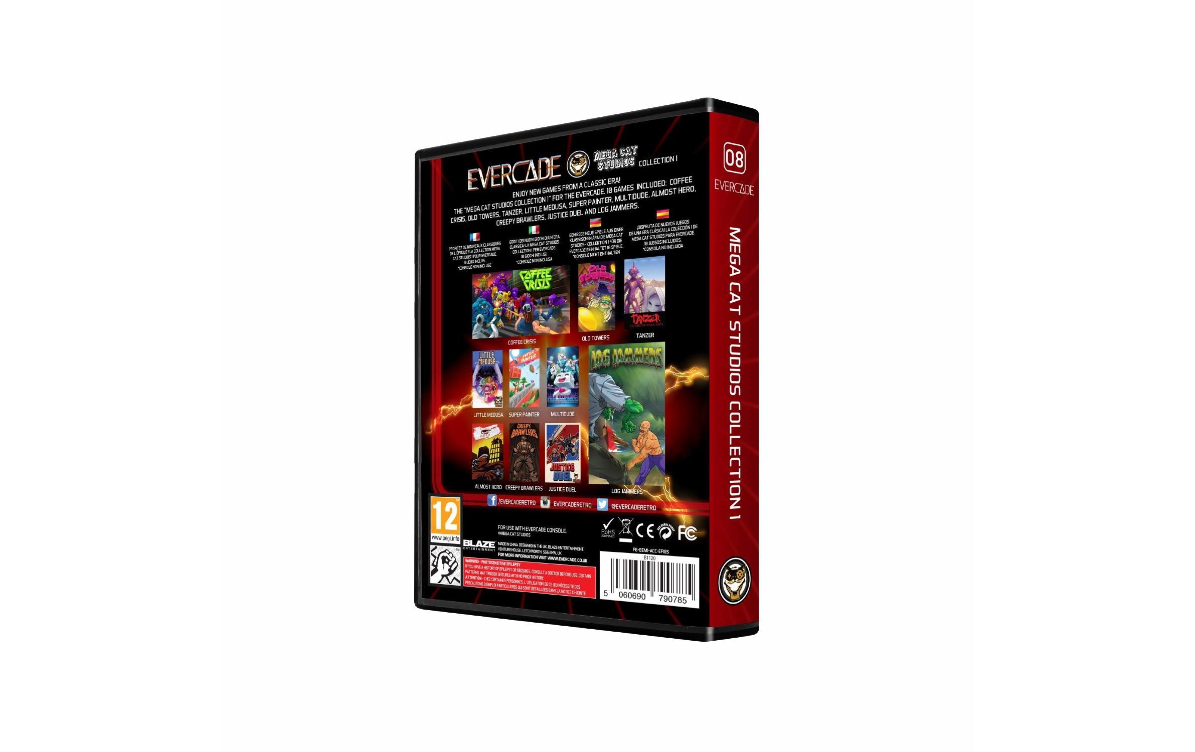Blaze Spielesoftware »Evercade Mega Cat Studio Coll« vtech
