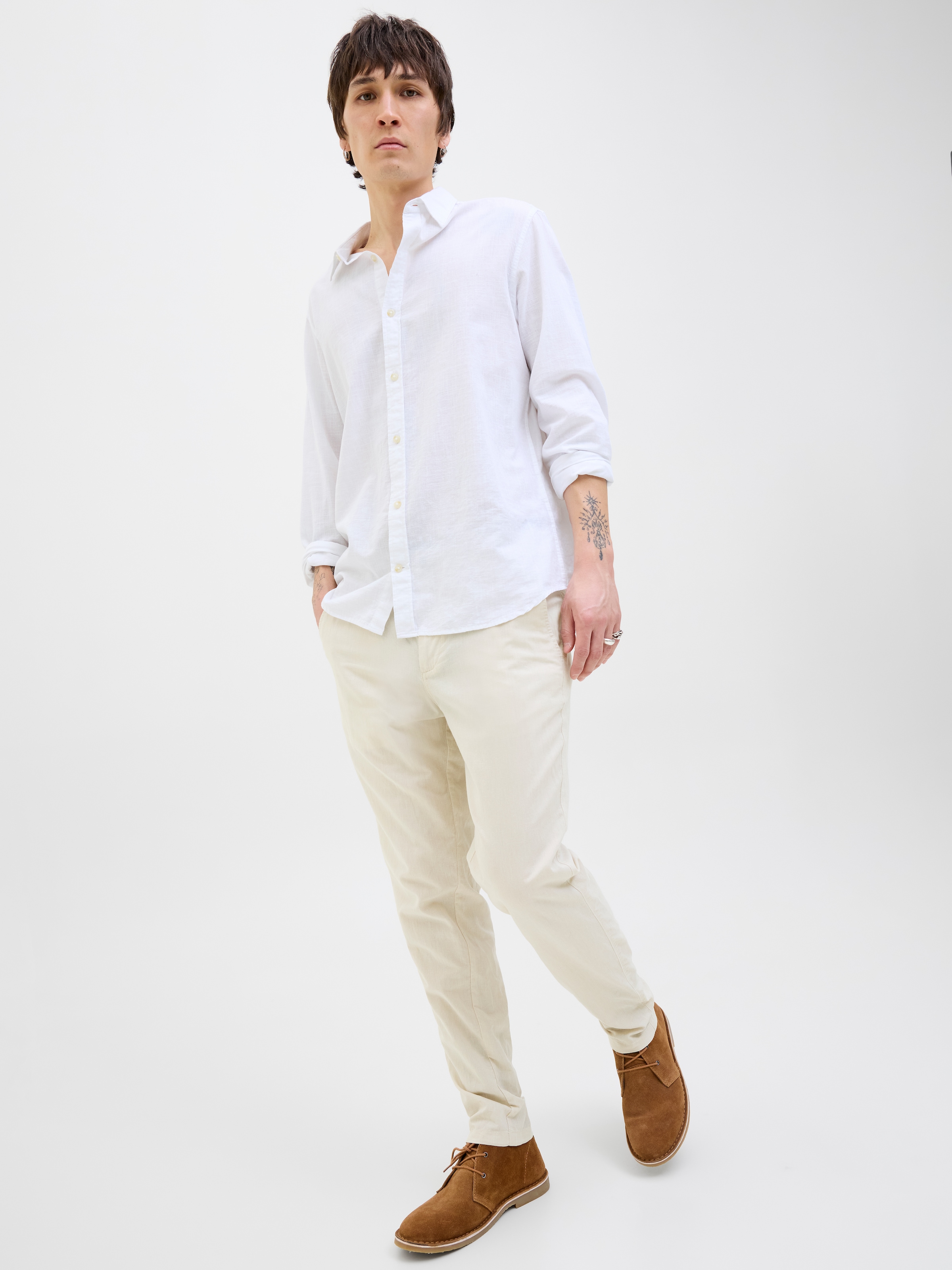 Jack & Jones Chinohose »JPSTACE SUMMER CHINO PANT SN«  mit Reissverschluss