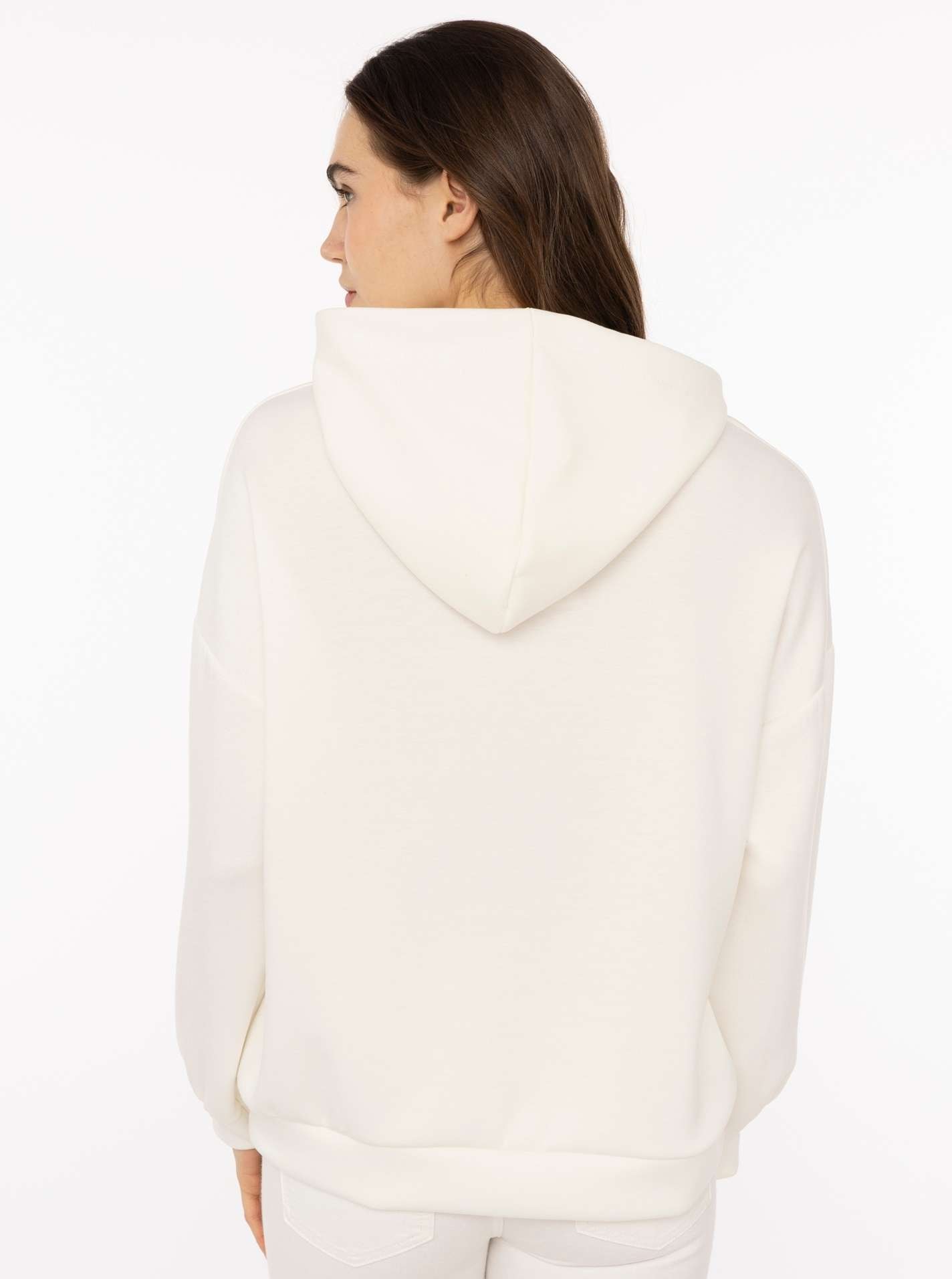Zwillingsherz Hoodie »"Nice Day"«, capuche, manches longues, poignets élastiques, grand imprimé néon,
