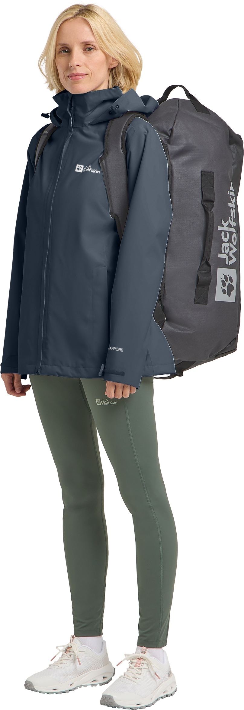 Jack Wolfskin Funktionsjacke »TRAILTIME 2L JKT W« mit Kapuze