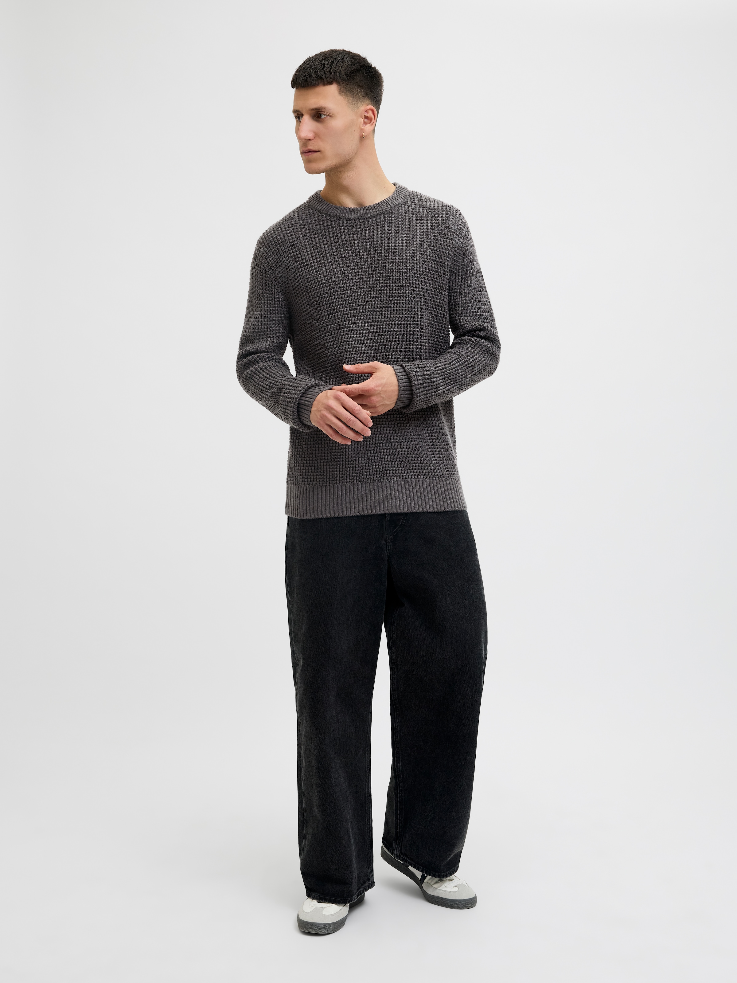 Jack & Jones Pull en tricot »JJGLOBAL KNIT CREW NECK«