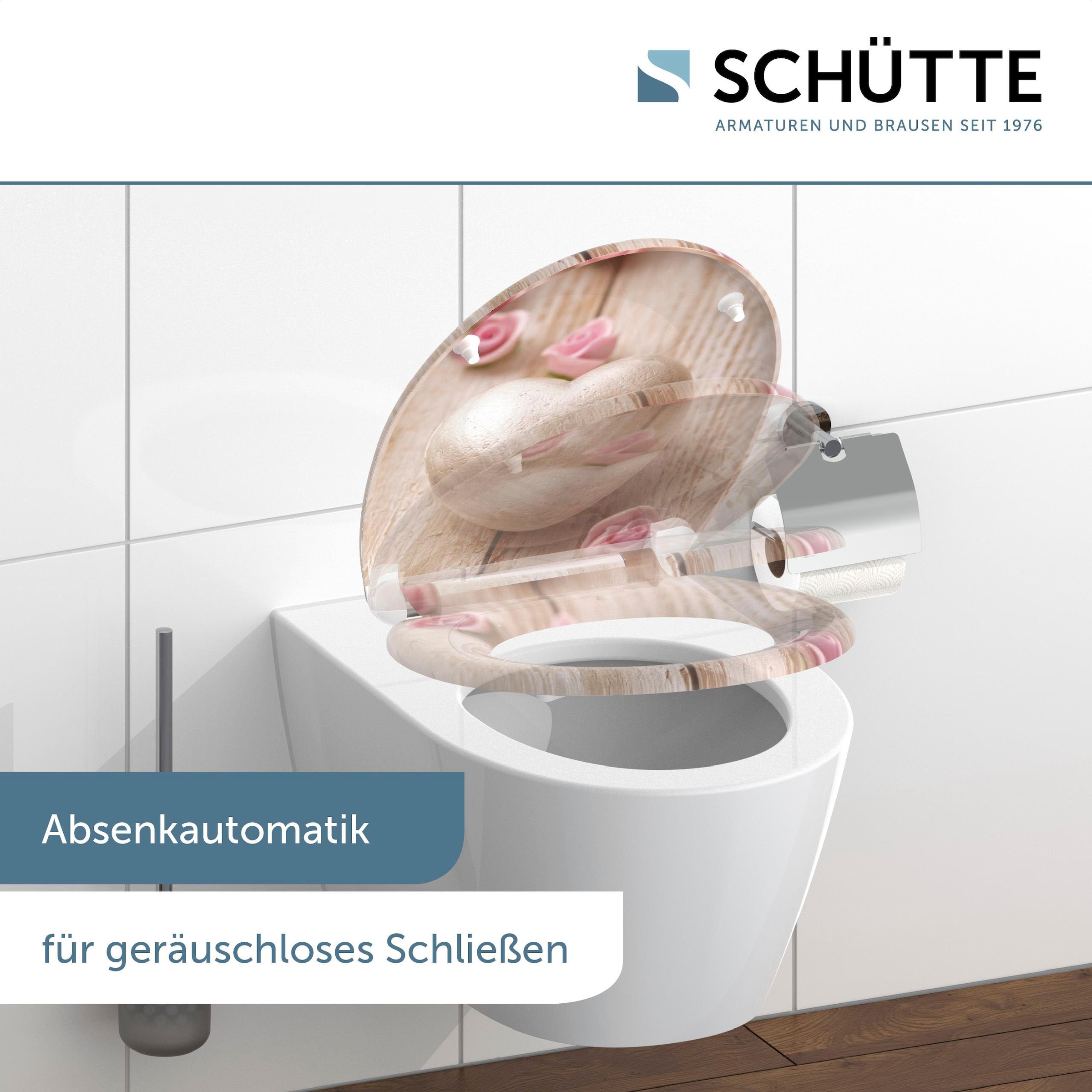 Schütte WC-Sitz »Romantik« Duroplast, mit Absenkautomatik und Schnellverschluss