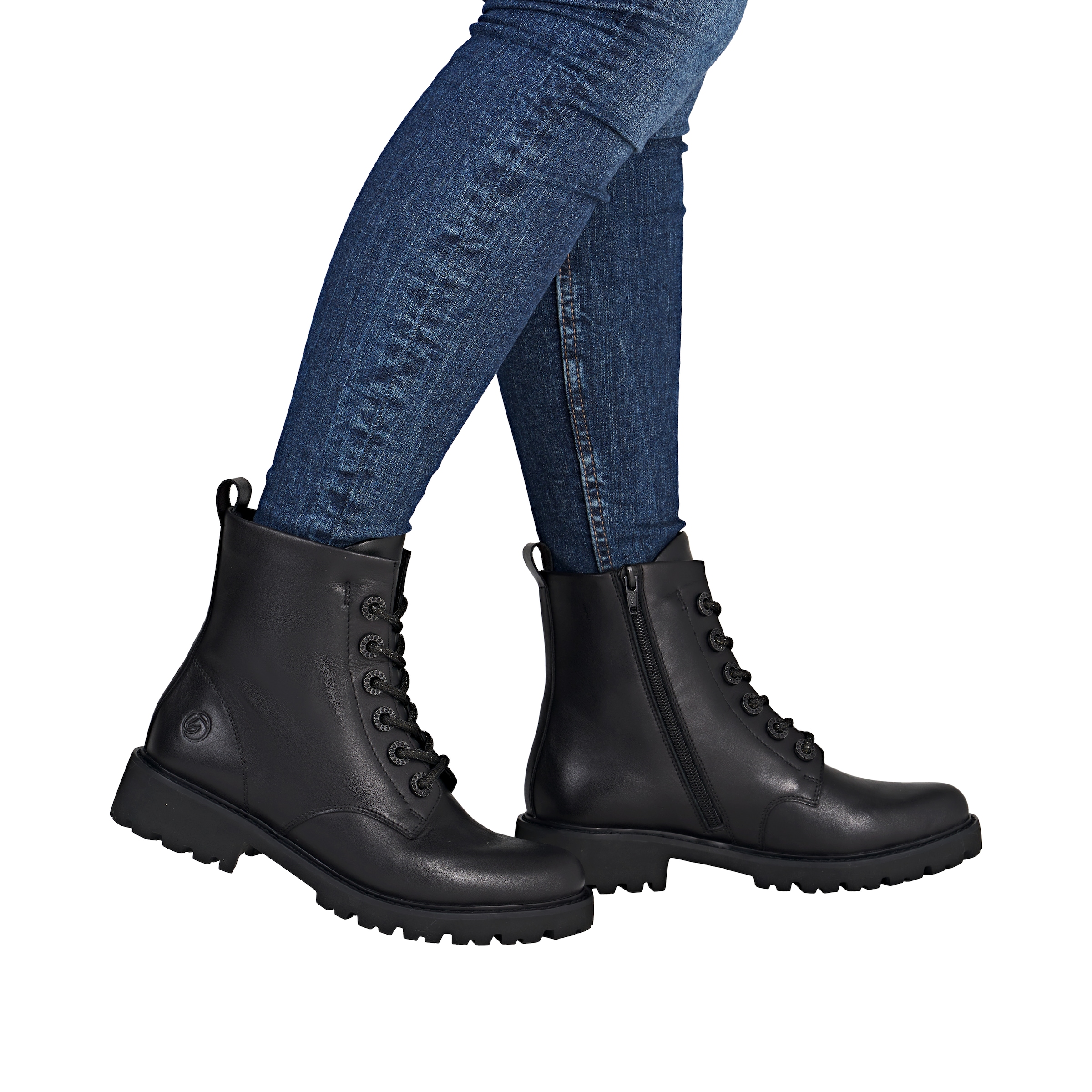 Remonte Schnürstiefelette  Schnürboots, Blockabsatz, Profilsohle, mit Lite´n Soft-Ausstattung