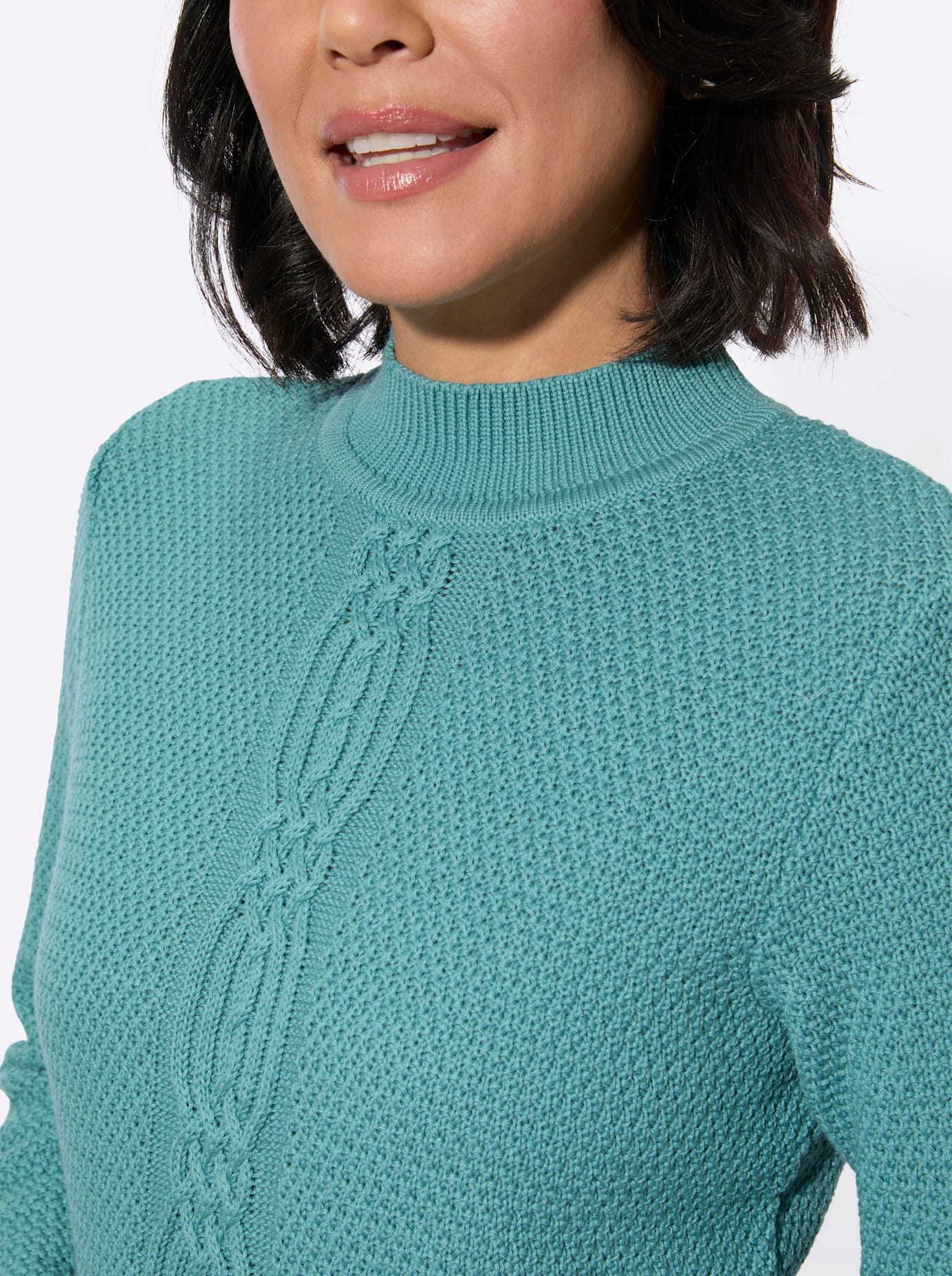 Casual Looks Pull à col roulé »Rollkragen-Pullover«
