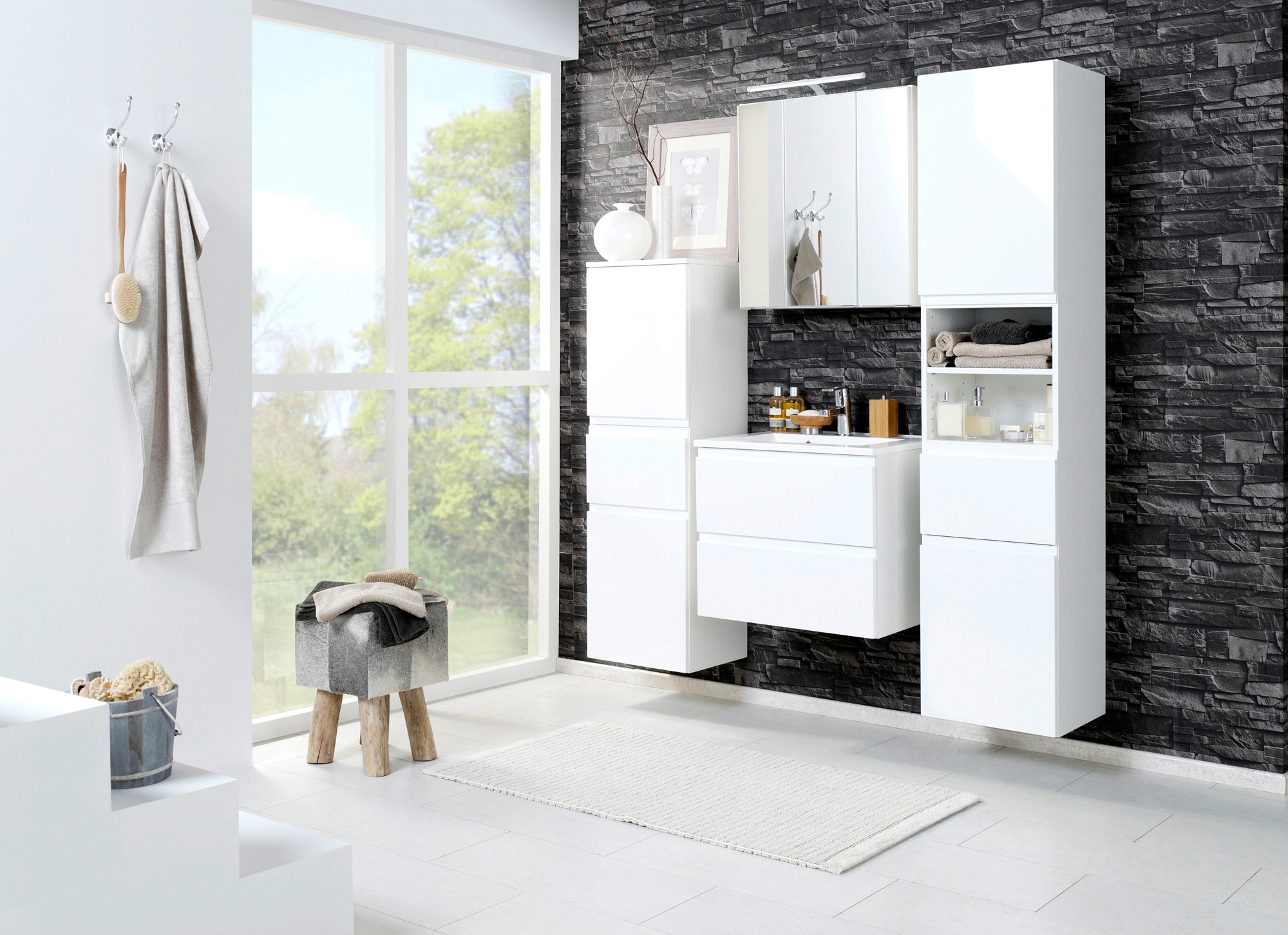 welltime Waschtisch »Cardiff« Breite 80 cm