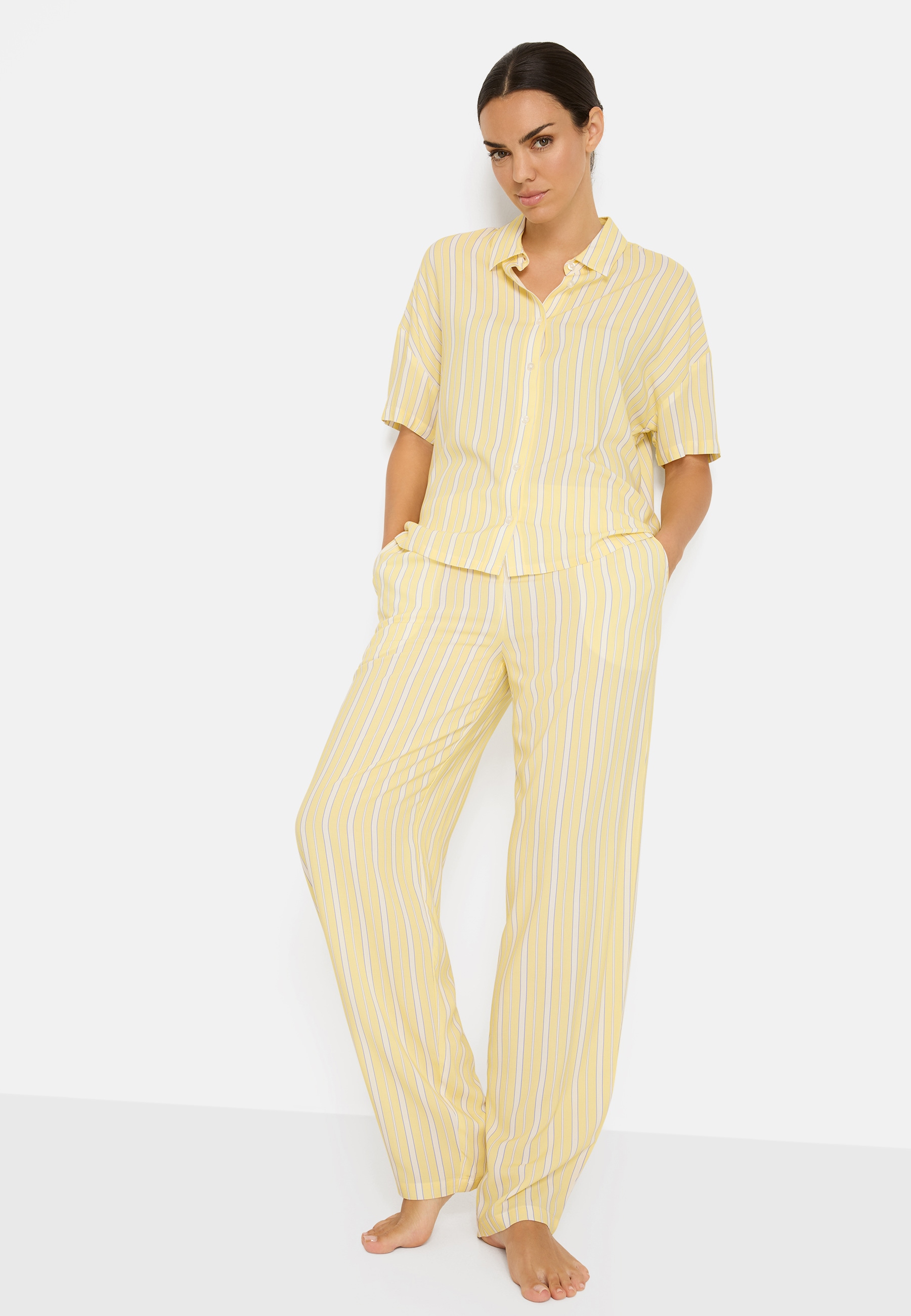 LSCN by LASCANA Pyjama Ensemble, 2 avec pantalon ballon large