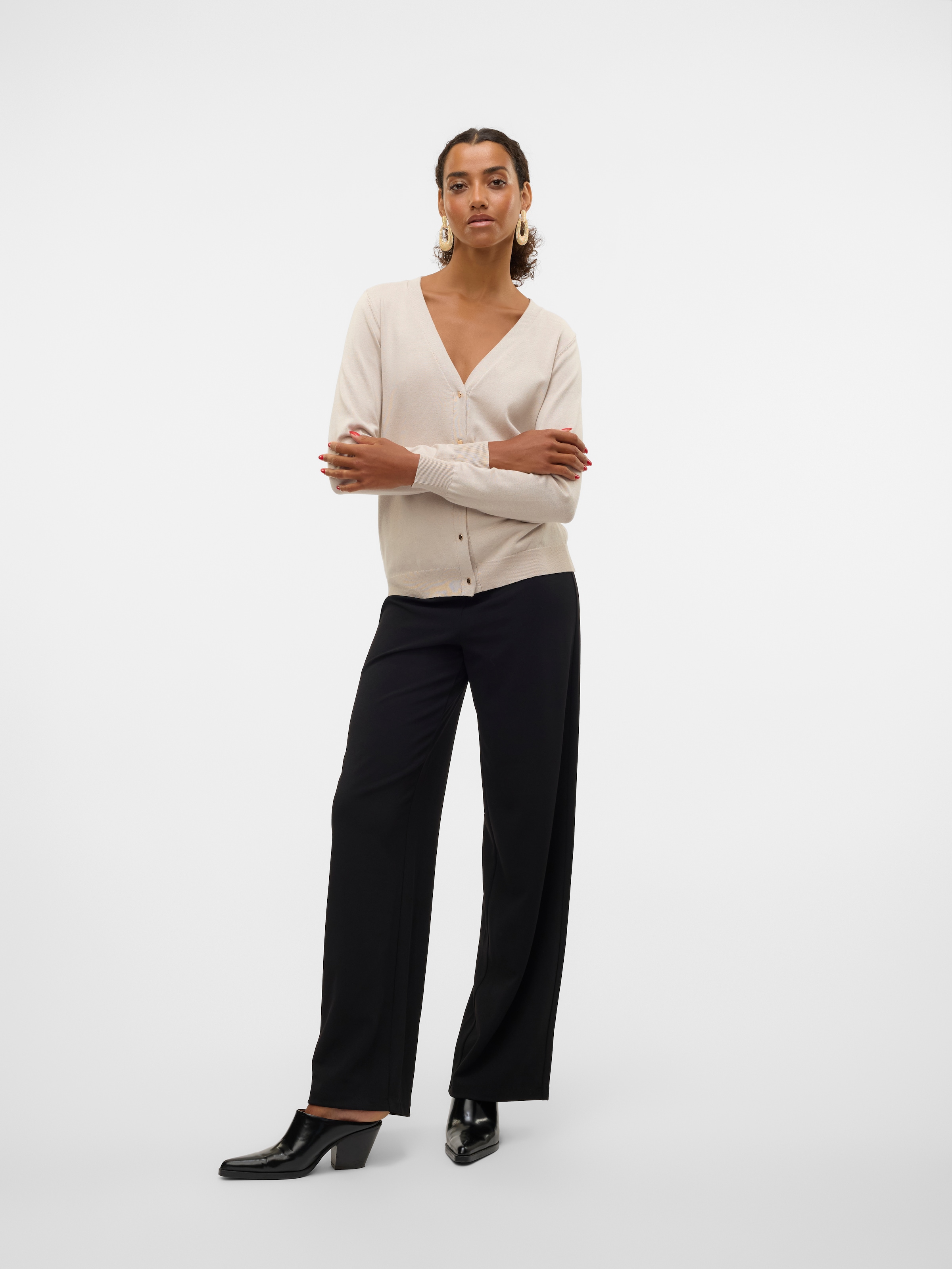 Vero Moda Veste en tricot »VMSILJE LS V-NECK CARDIGAN GA NOOS«