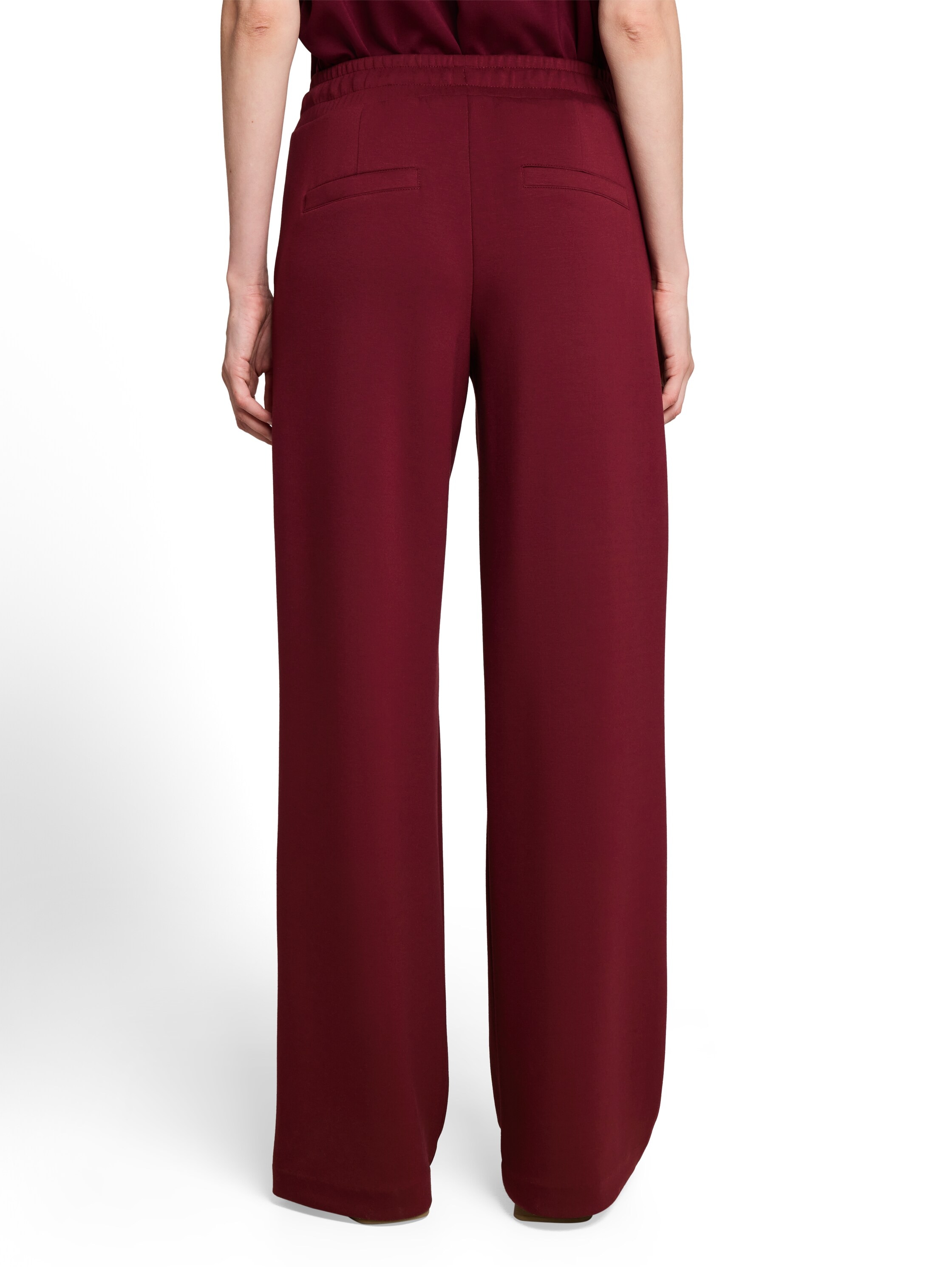 TOM TAILOR Stoffhose »Loose - Straight«  Sommerhose - weites Bein - mit elatsischem Bund