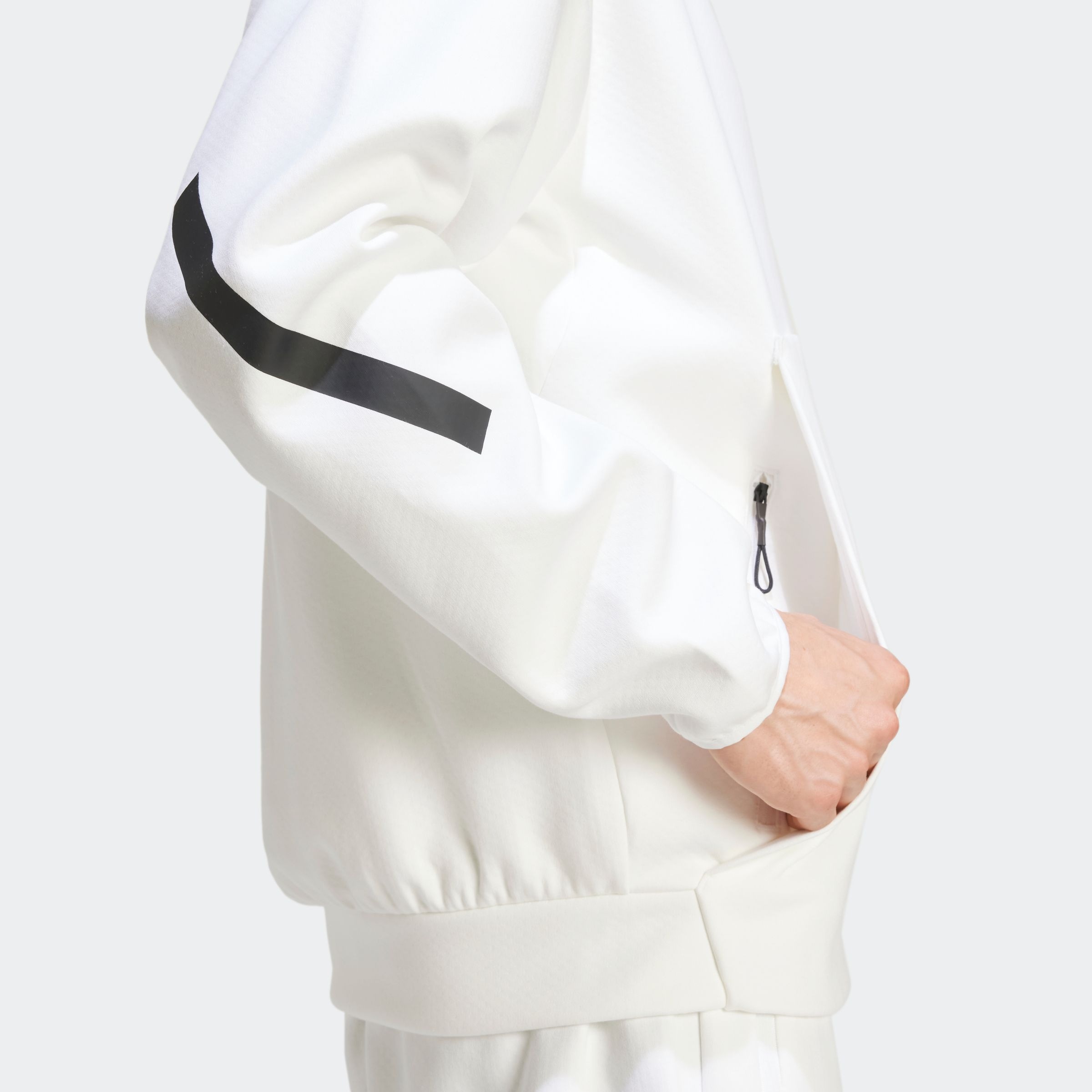 adidas Sportswear Kapuzensweatshirt »NEW ADIDAS Z.N.E. ZIP-HOODIE«, für sportliche Aktivitäten, aus Polyester und Baumwolle
