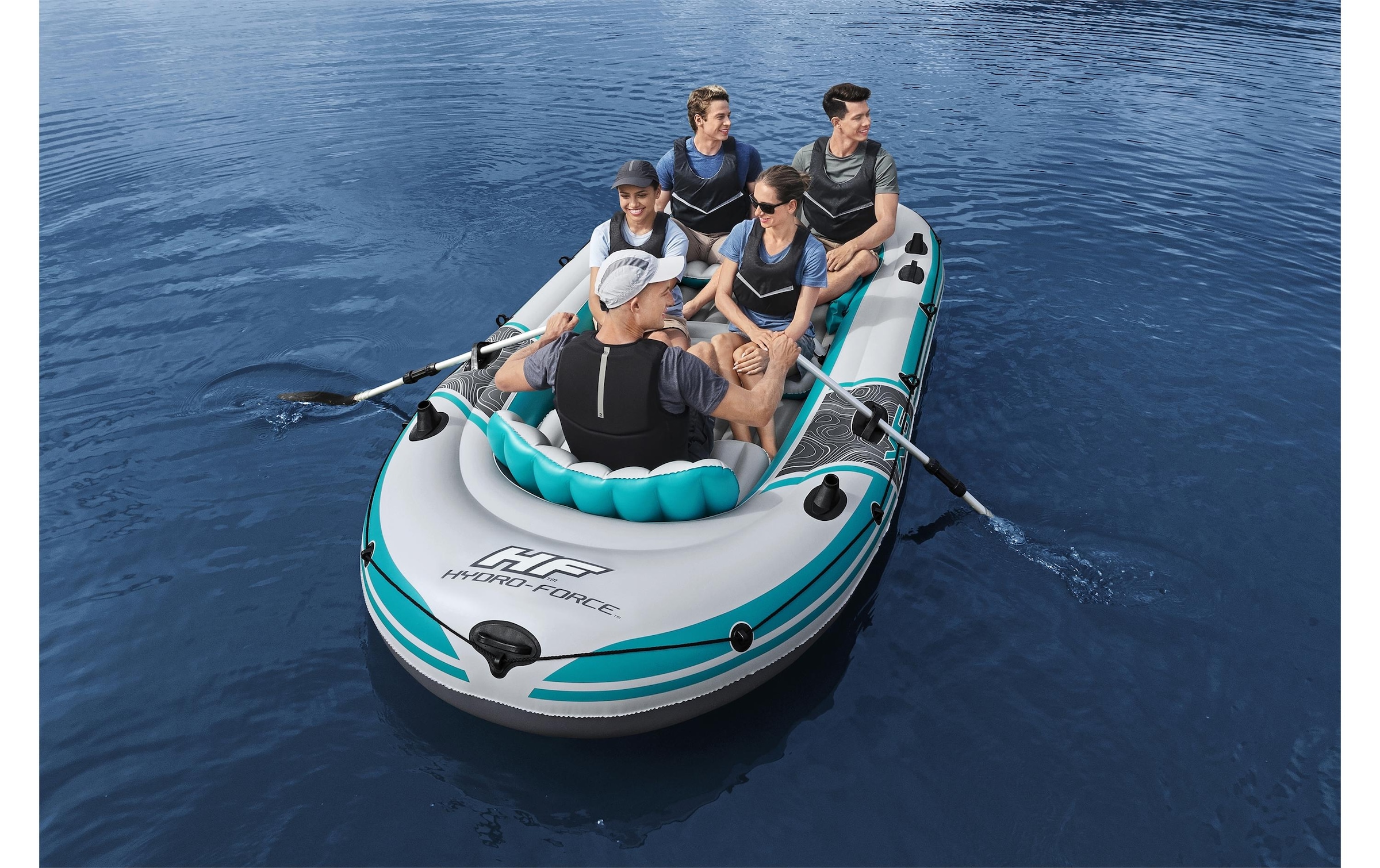 Bestway Schlauchboot »Hydro-Force Komplett-Set Adventure Elite X5« Gummiboot