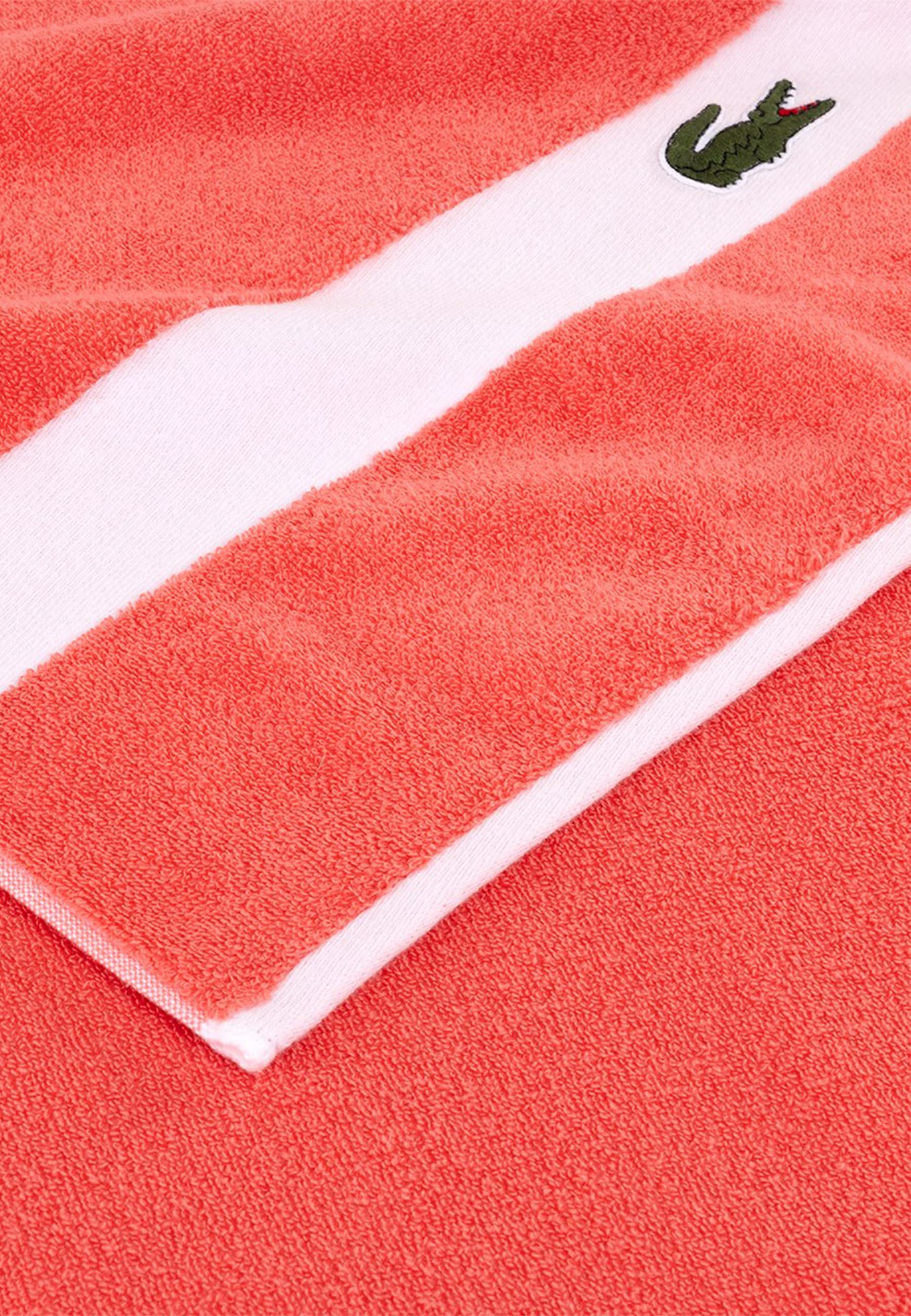 Lacoste Badetuch »LCASUAL« mit Label-Applikationen