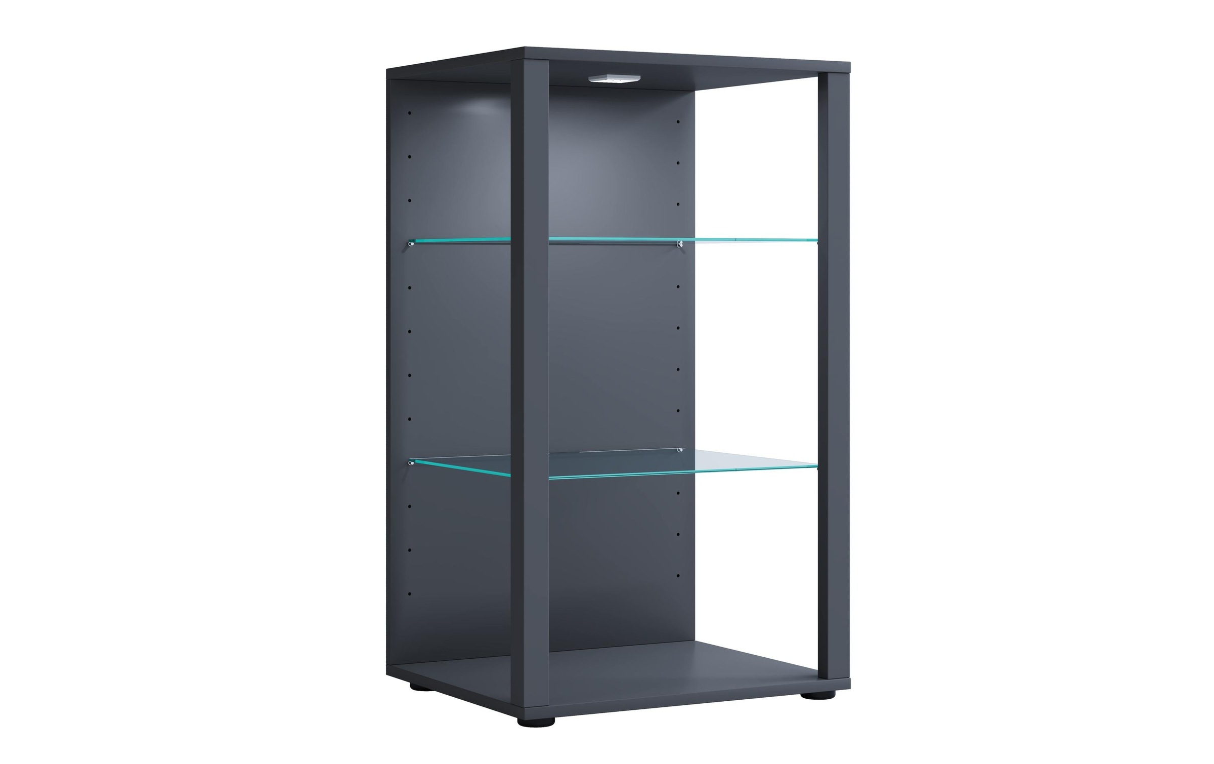 VCM Vitrine »Glasol XL 52 x 90 cm« Offene Glasvitrine mit verstellbaren Glasböden
