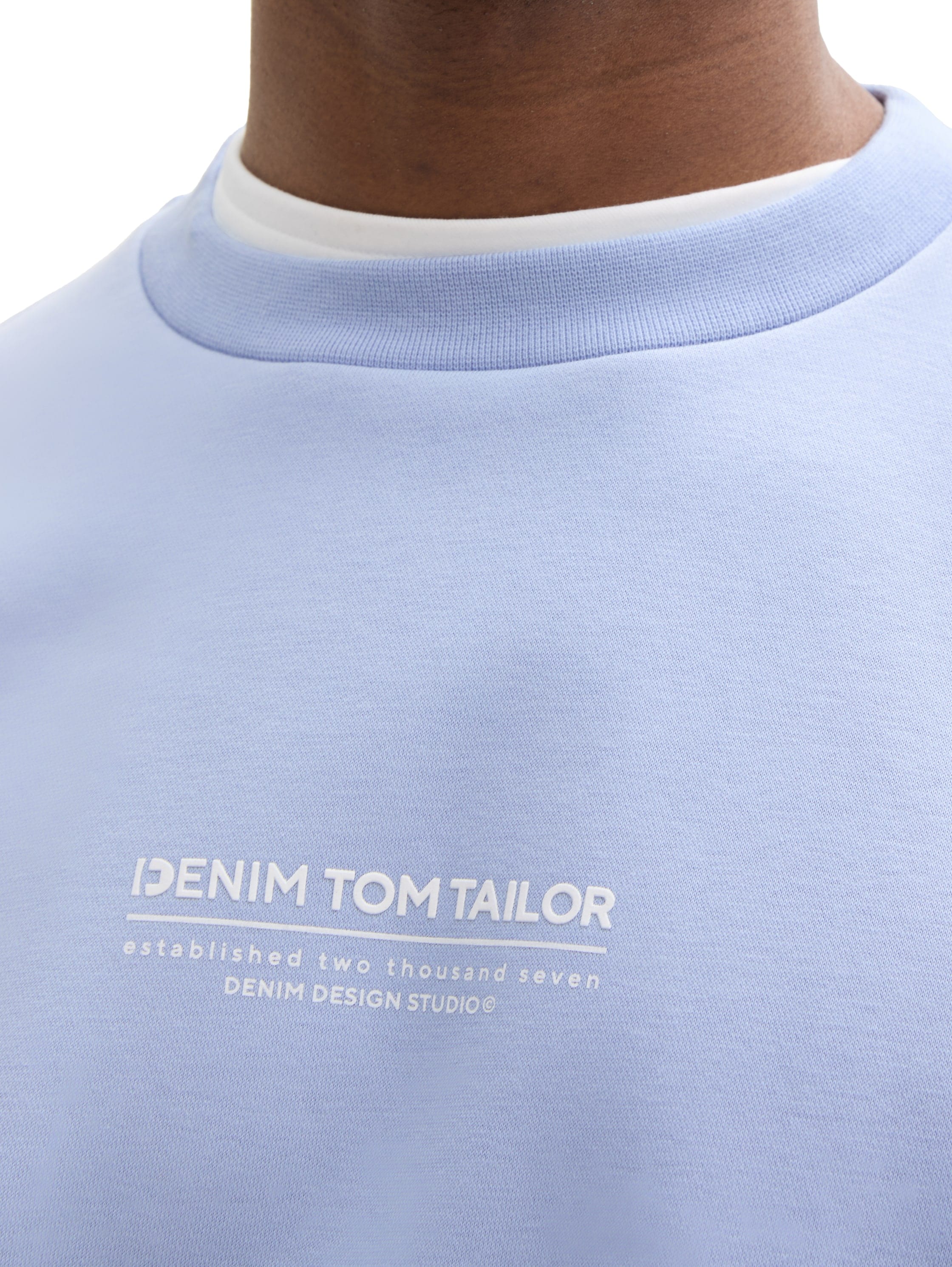 TOM TAILOR Denim Sweatshirt , mit Logo Print
