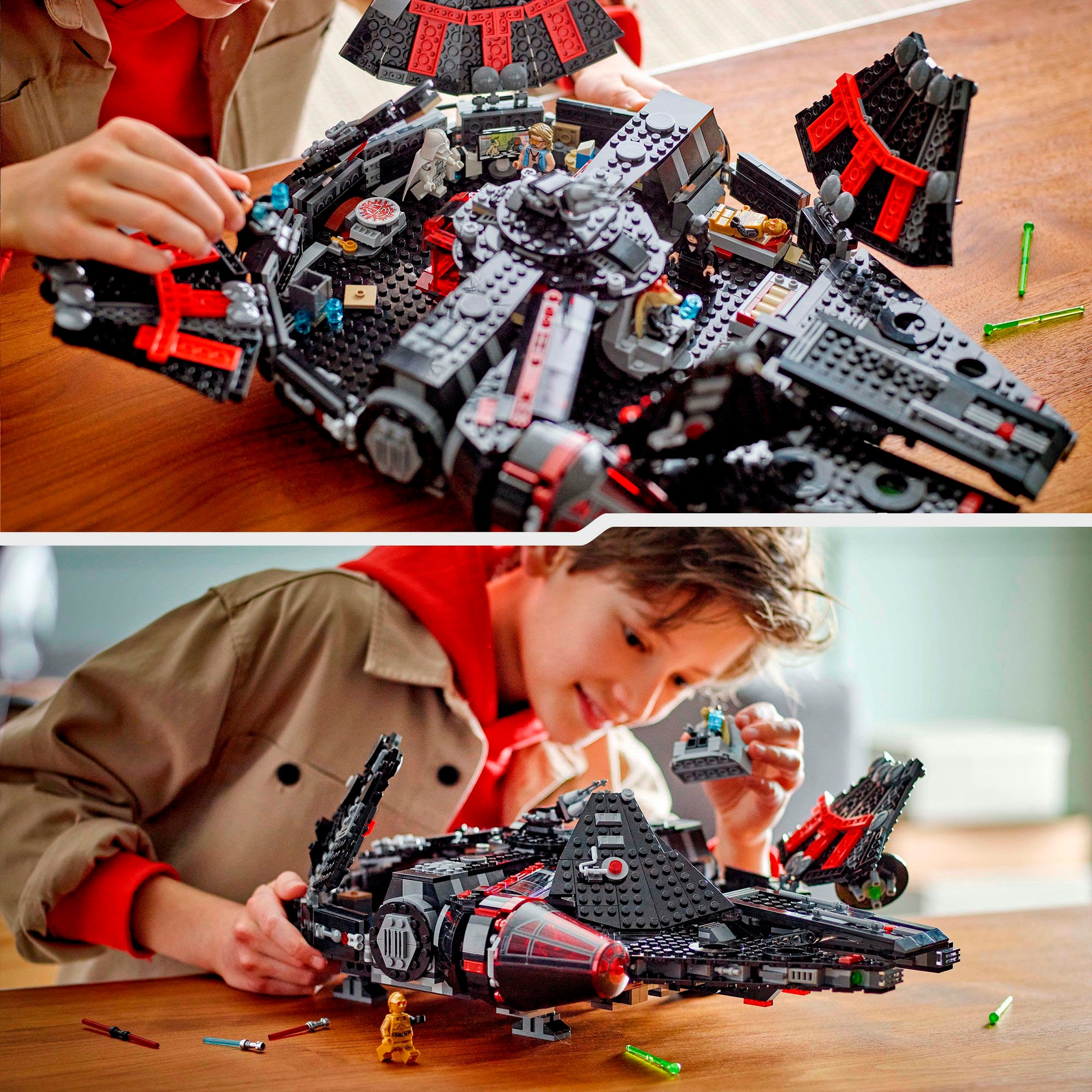 LEGO® Pions de construction »Dunkler Millennium Falke (75389), LEGO Star Wars ™« Made in Europe