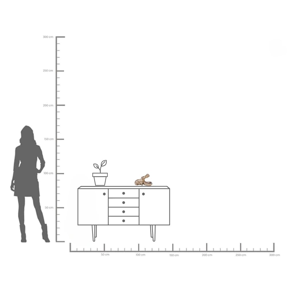 Kare Design Dekofigur »Deko Figur Hungry Hippo 17cm«