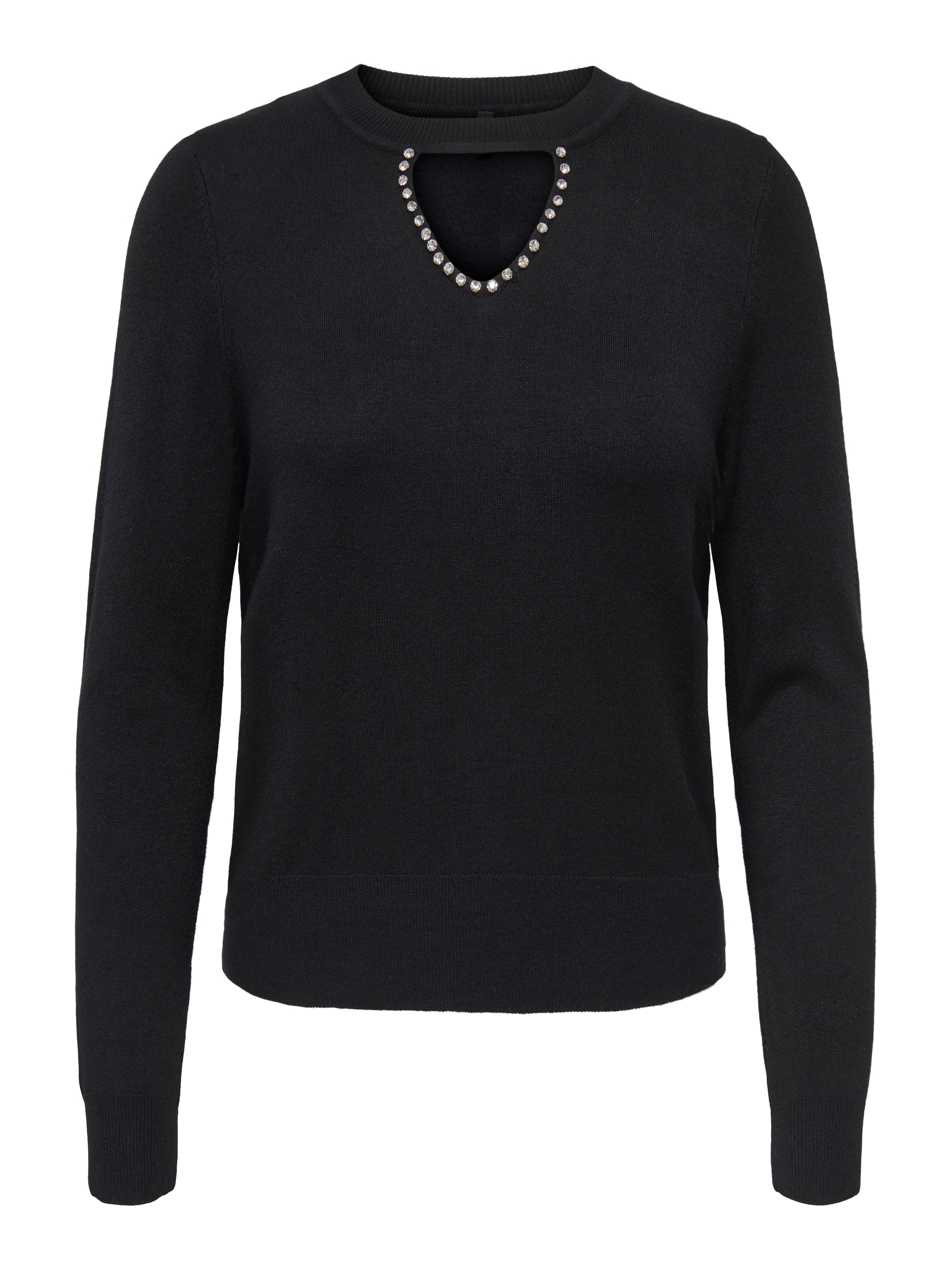 ONLY Pull à col rond »ONLVENICE LIFE LS PEEKABOO BLING CC KNT«