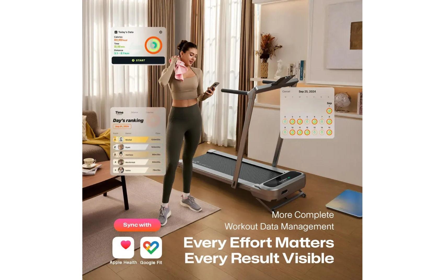   Tapis de course »Urevo FoldiMix 5 l Pro Smart«