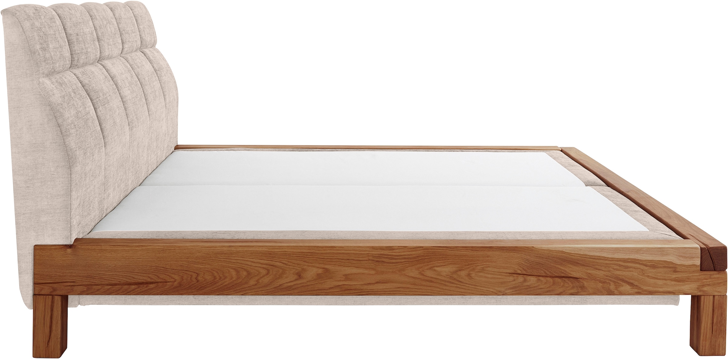 Home affaire »VILLADS inkl. Taschenfederkernmatratze H2-H4 und Topper« surface de couchage : 180/200 cm, base boxspring intérieure, tissus recyclés
