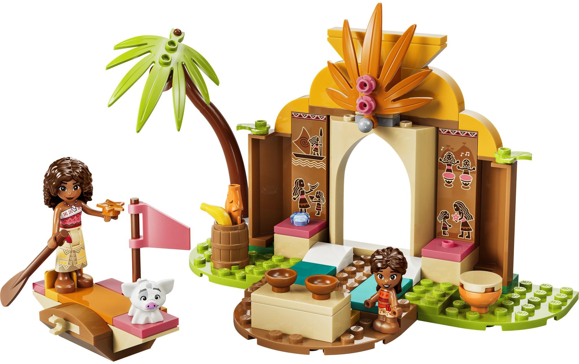 LEGO® Pions de construction »Vaianas Hütte und Boot (43282), LEGO Disney Princess« fabriqué en Europe