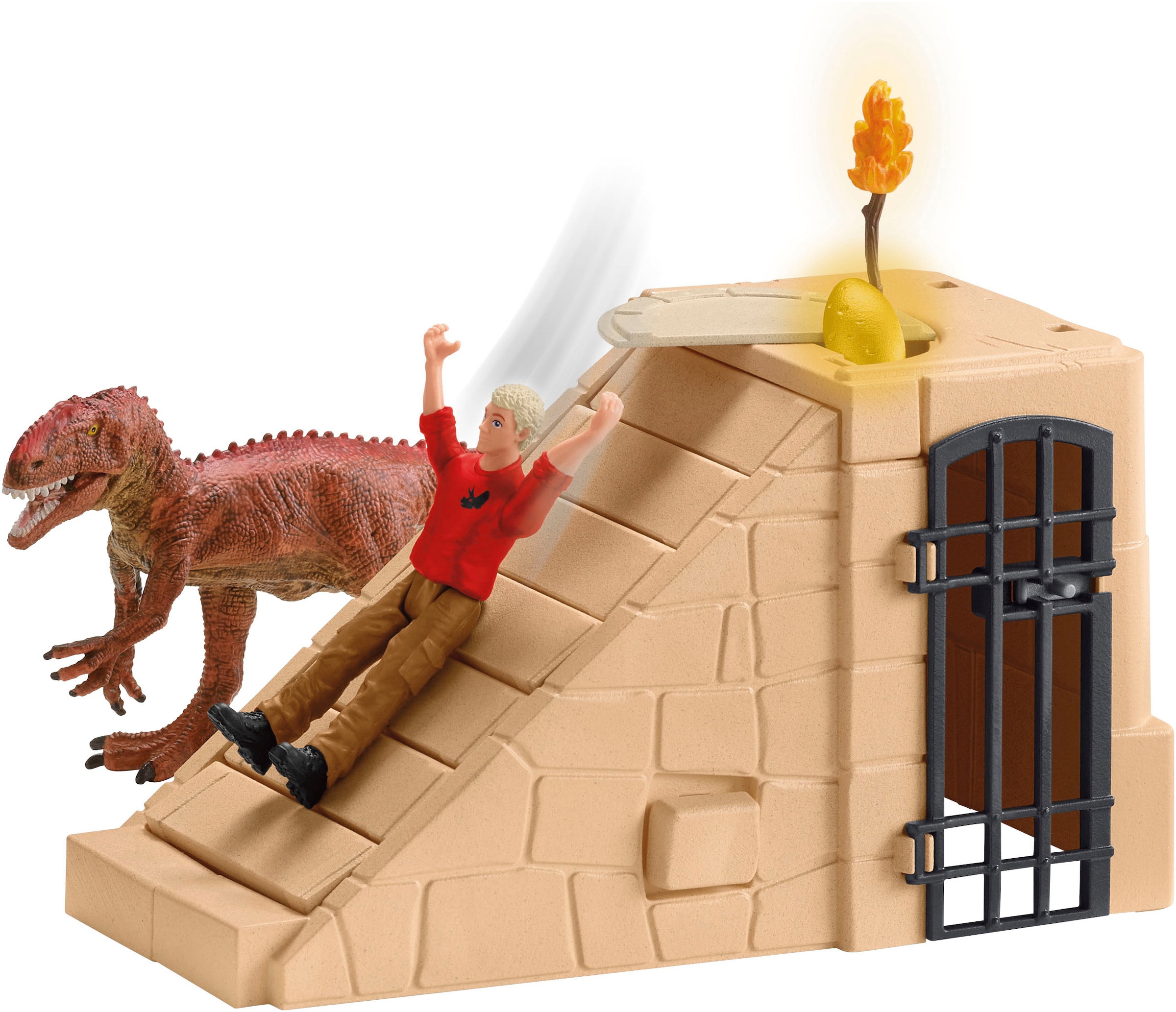 Schleich® Monde de jeu »DINOSAURS, Dino Tempel-Eroberung Mega-Set (42656)«