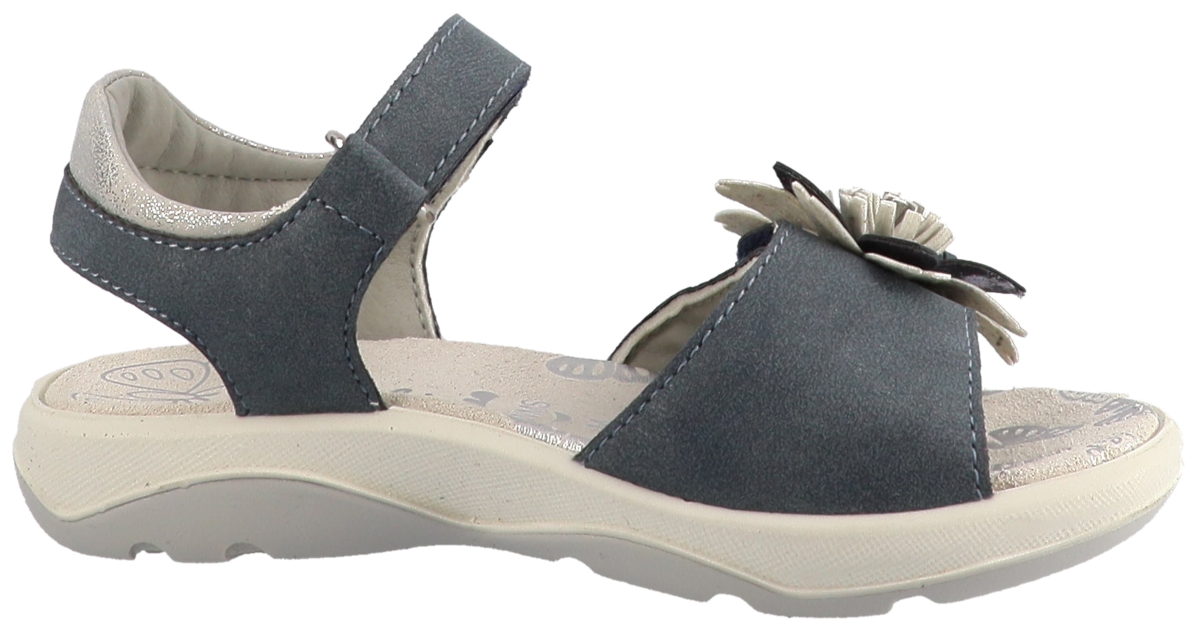 Lurchi Sandale »Flora«  sandalette avec décoration florale, gabarit de taille à télécharger