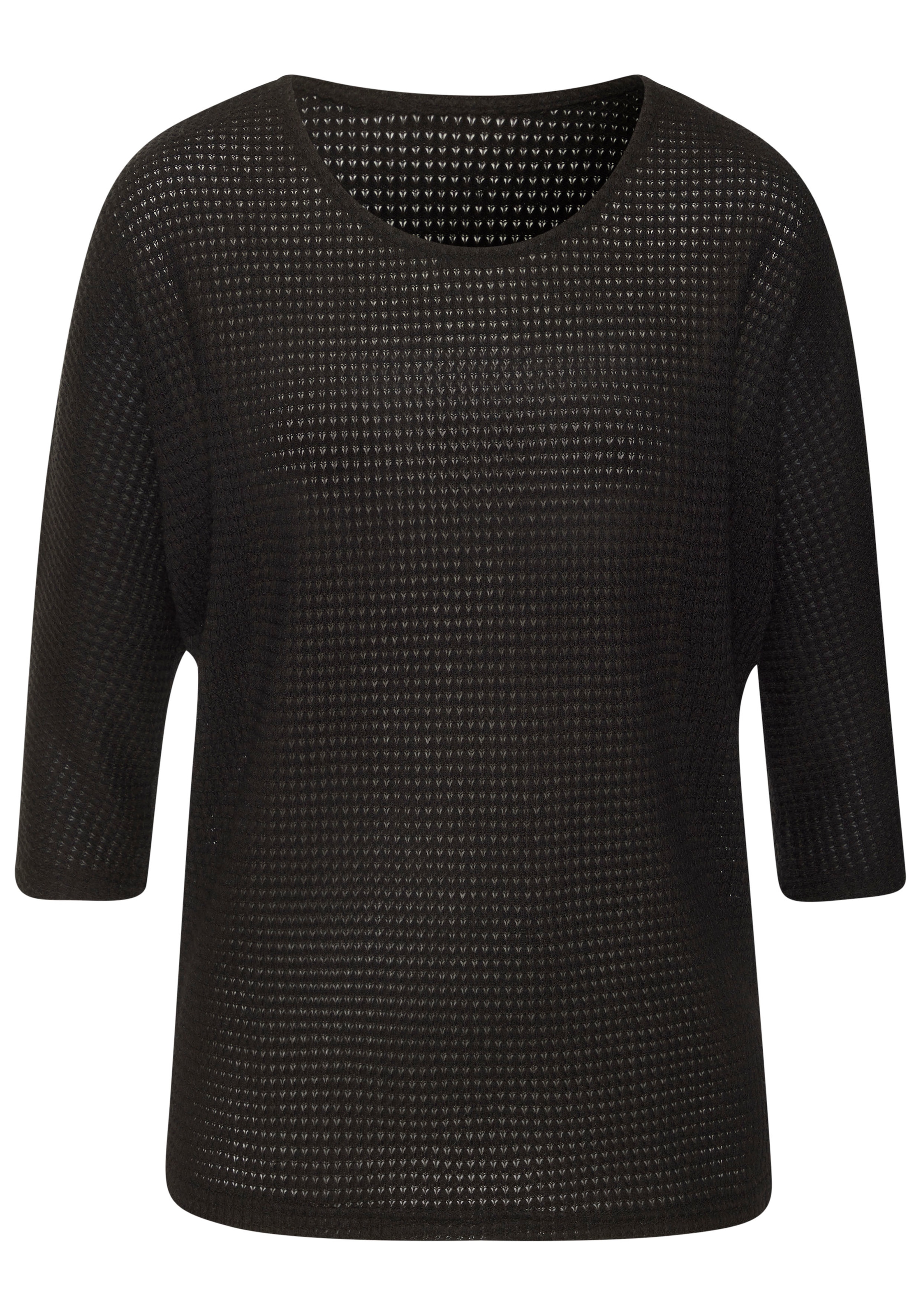 Vivance T-shirt à manches longues »mit modischer Waffelstruktur« 2er-Pack,  aus bügelfreier Strickqualität