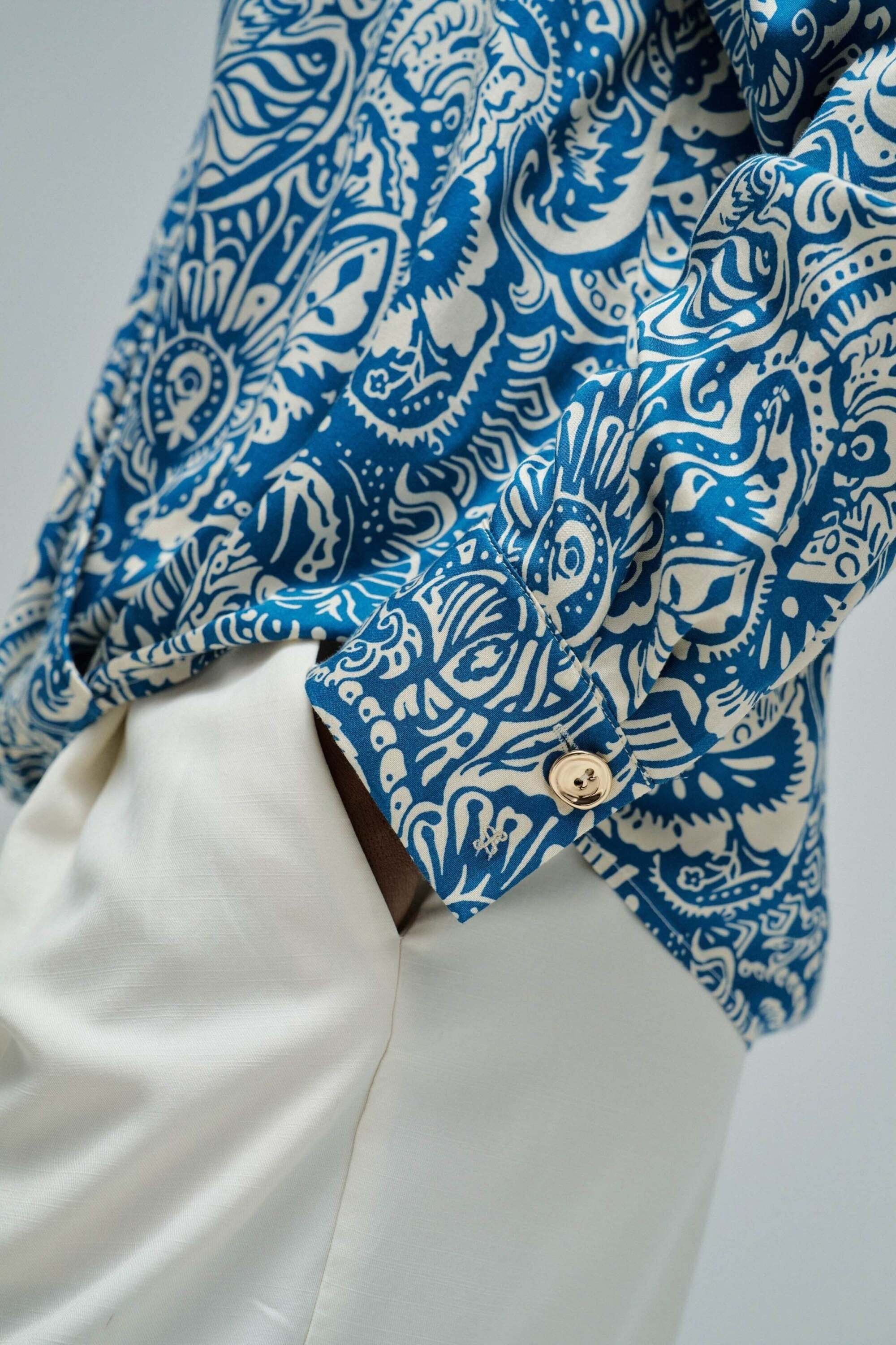 Salsa Langarmbluse »Salsa Jeans Langarmbluse Wrap Blouse«