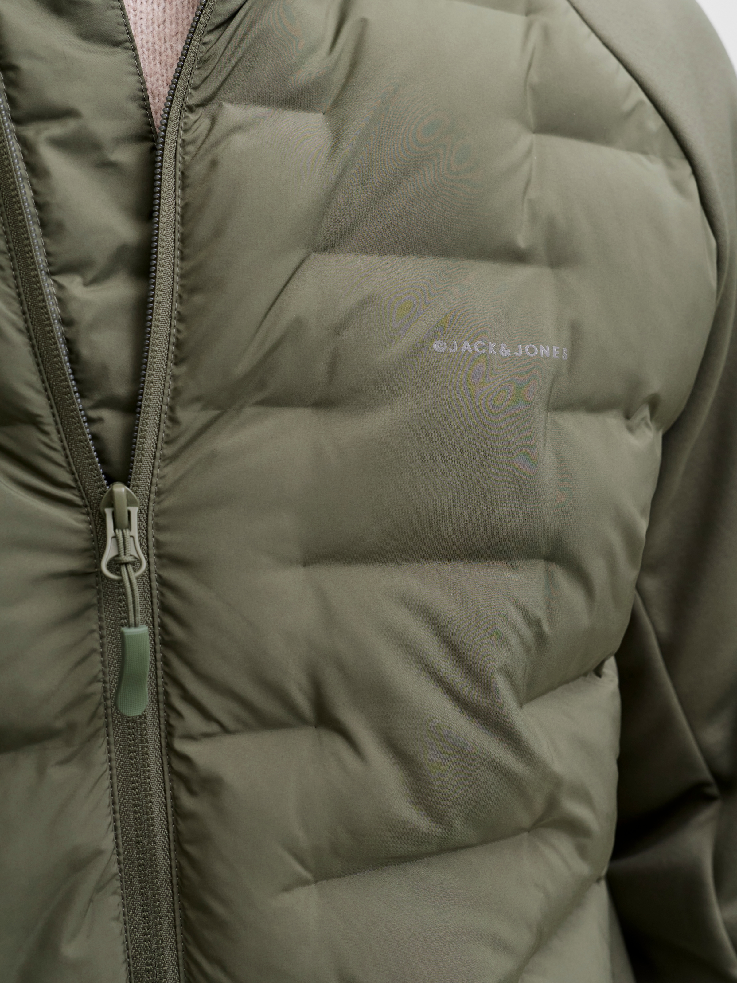 Jack & Jones Veste matelassée »JJEPERFECT HYBRID JACKET NOOS« avec capuche mit Kapuze