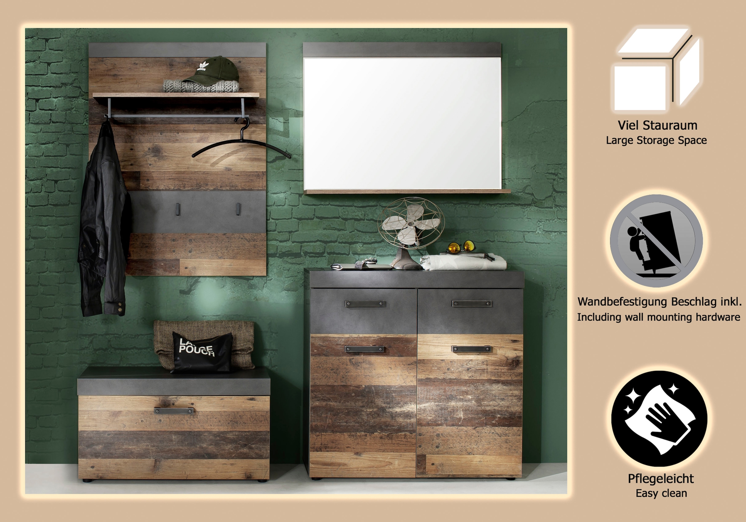 INOSIGN Ensemble de vestiaires »Ilana« Set, 4 cuis tlg.