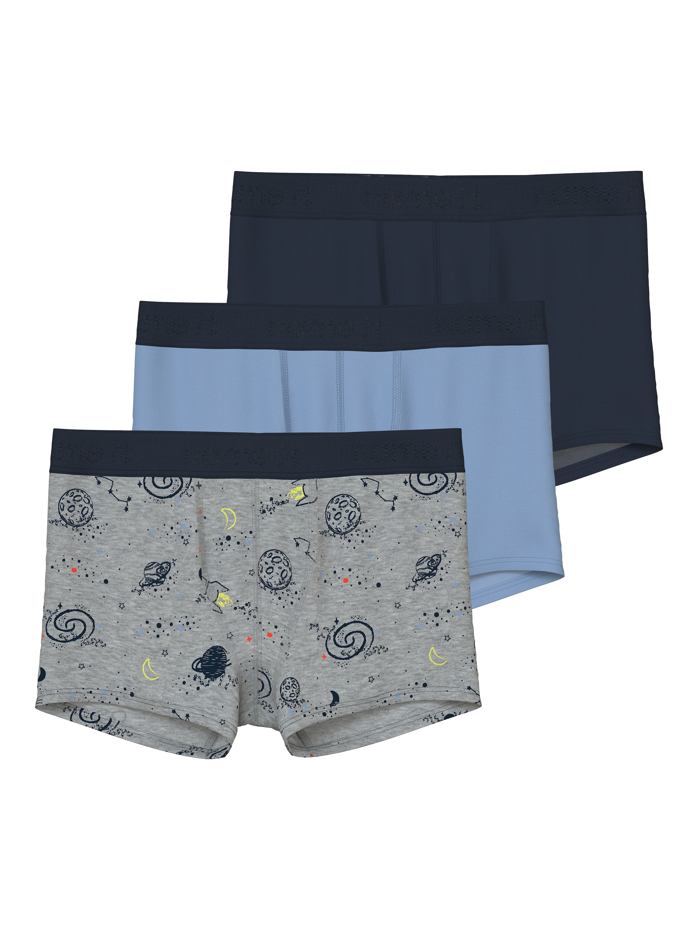 Name It Trunk »NKMBOXER 3P GREY SPACE NOOS« Packung, 3 Stk.