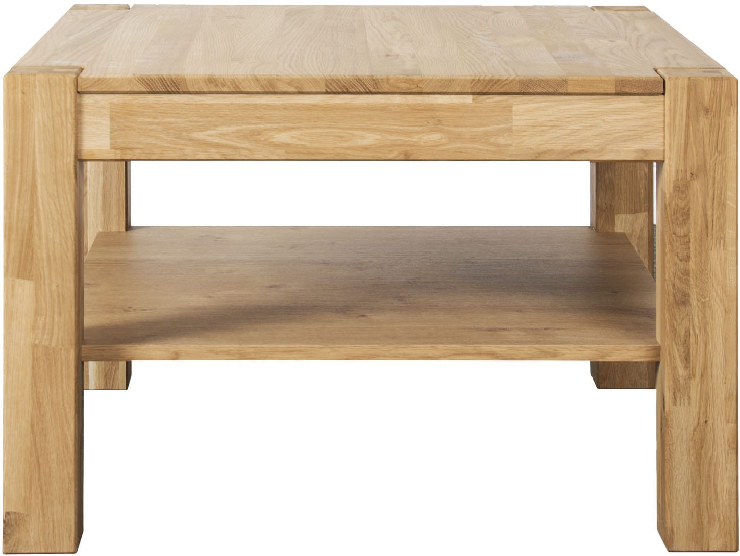 VOGL Möbelfabrik Couchtisch »Toronto« in 2 Grössen, mit Ablageboden, teilmassiv, Höhe 46 cm, Made in Germany