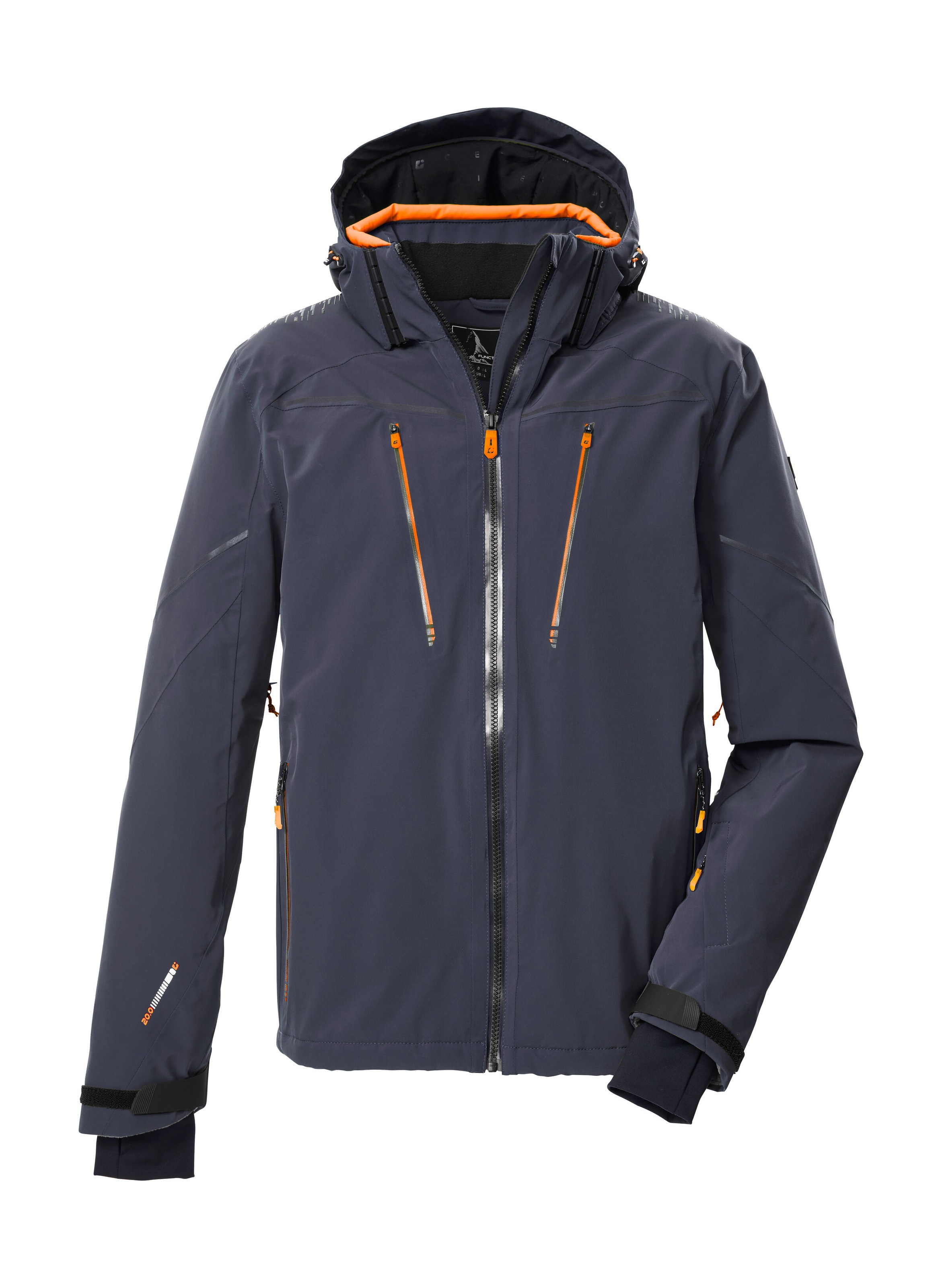 Killtec Skijacke »KSW 50 MN SKI JCKT« Herren Skijacke: wasserdicht, atmungsaktiv, 4-Wege-Stretch, Schneefang