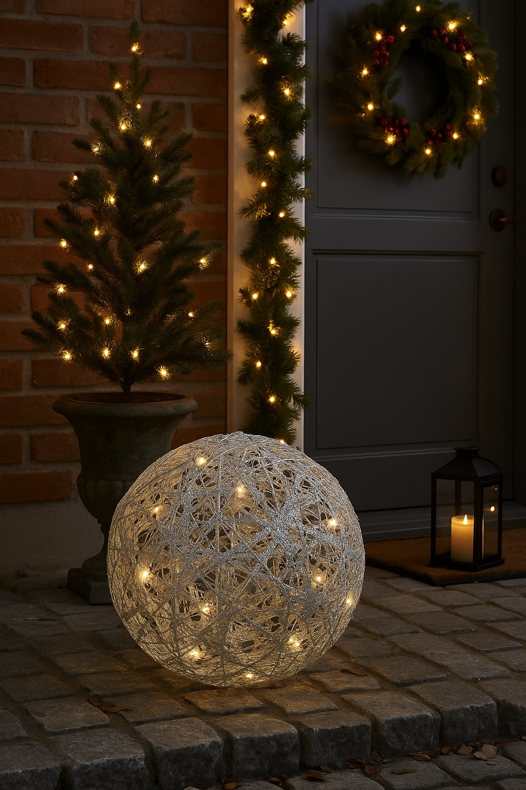 I.GE.A. Figurine décorative LED »LED-Kugel« Lumière décorative boule, boule lumineuse, déco de Noël, boule lumineuse
