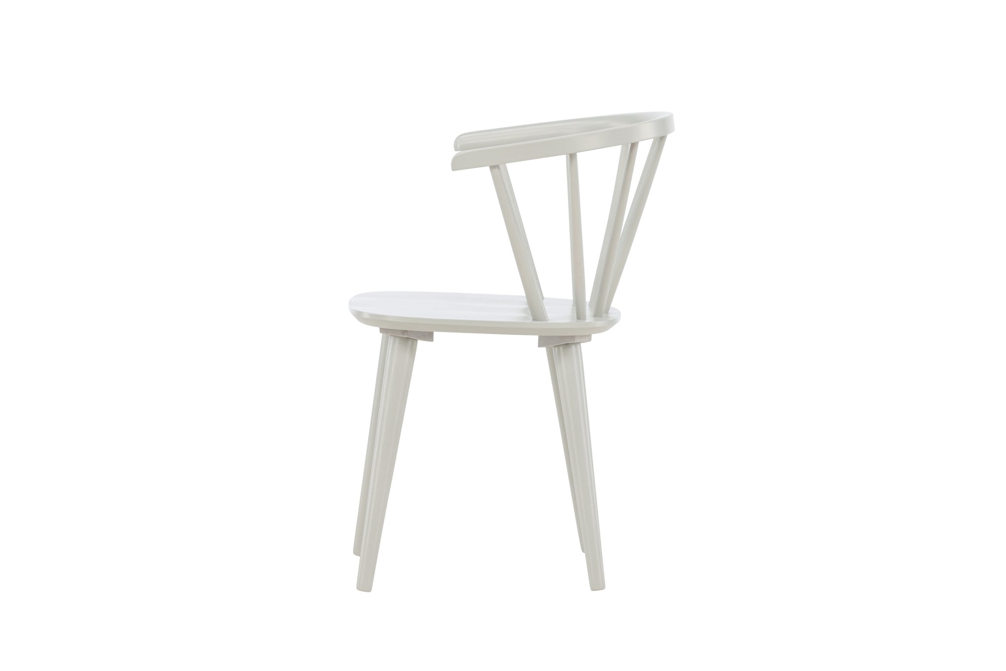 Venture Home Chaise de salle à manger () 2 cuisChaise en bois massif, forme arrondie, accueillante, scandinave
