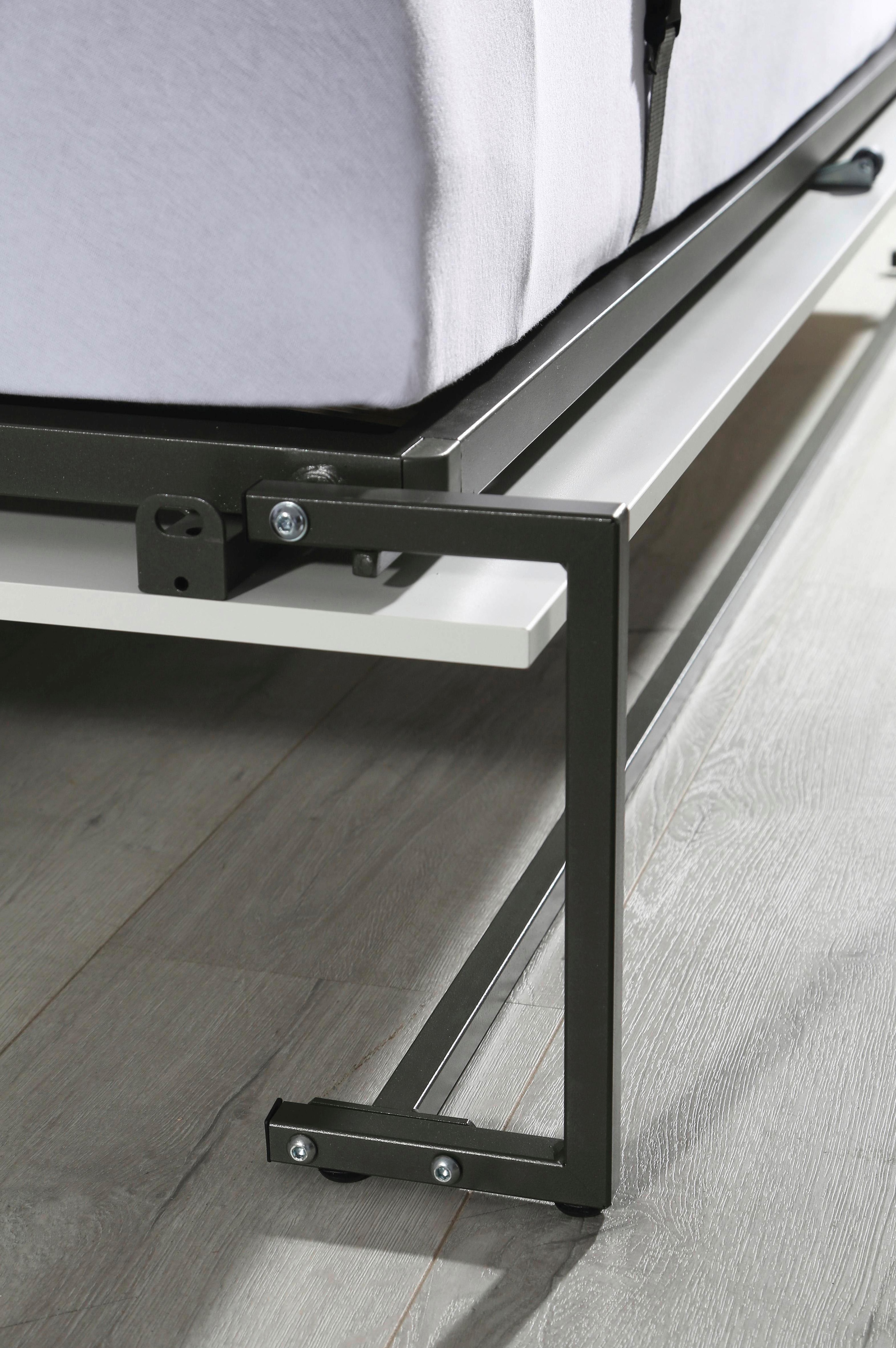 rauch Schrankbett »Bett Einzelbett Klappbett Gästebett Ausziehbett ALBERO« inklusive Lattenrost, Grösse: 90x200 cm,  besonders platzsparend, ausziehbar mit Metallfixierung MADE IN GERMANY