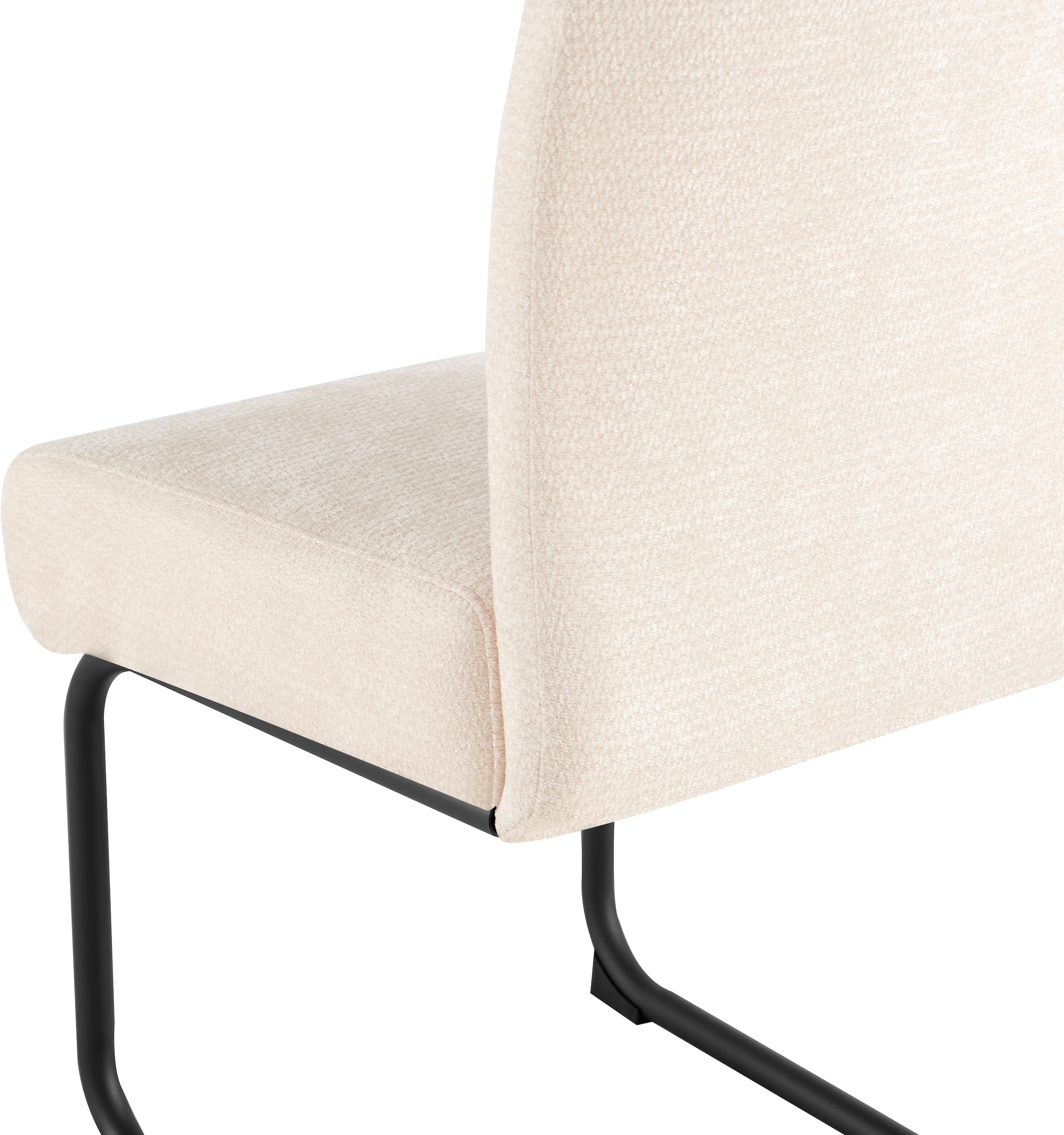 GOODproduct Chaise cantilever »Echo, 2er-Set, Federkern« () 2 cuischaise cantilever confortable avec ressort et poignée, charge maximale 140 kg