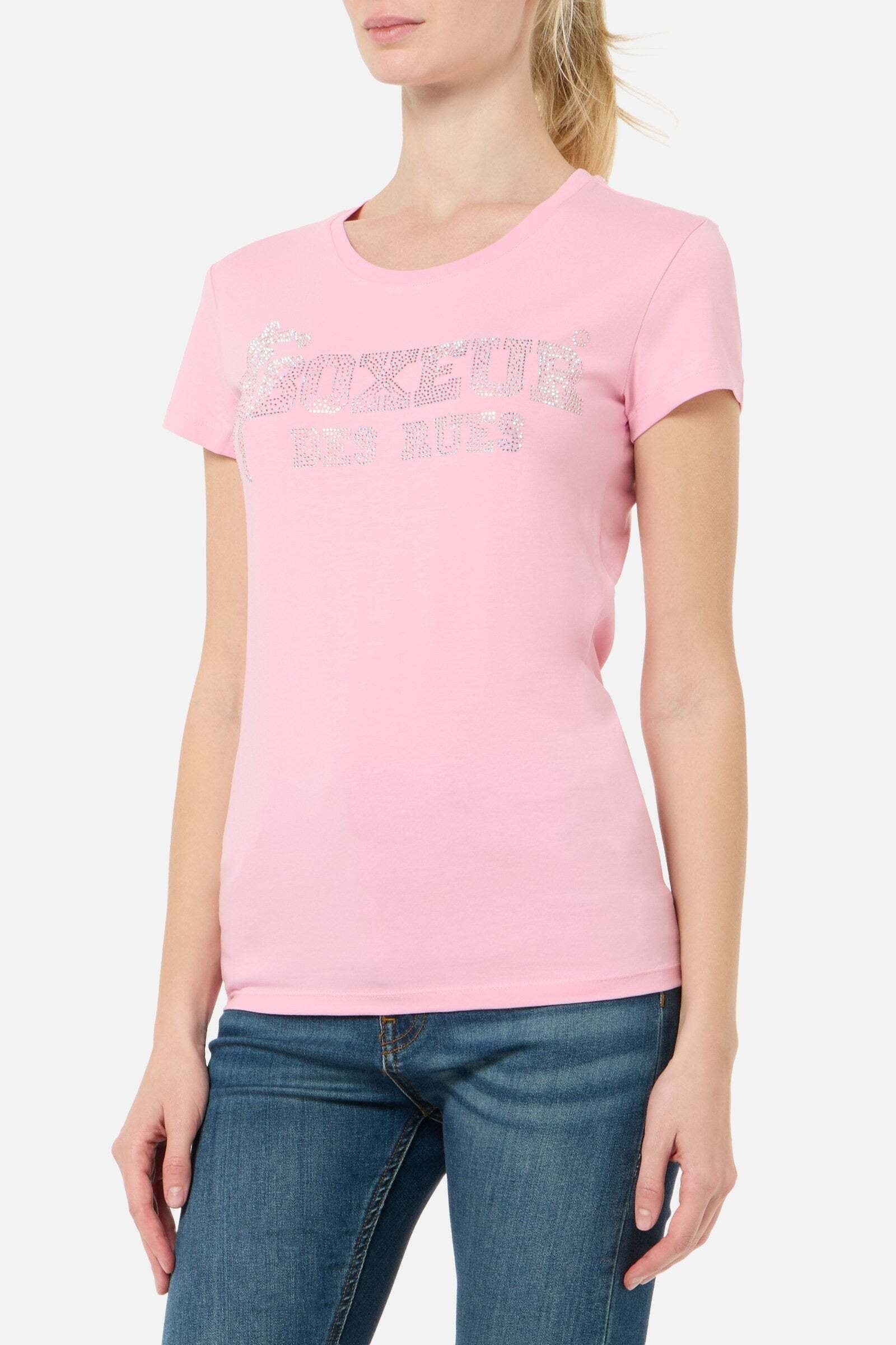BOXEUR DES RUES T-shirt »BOXEUR DES RUES T-Shirt Rhinestone Logo«