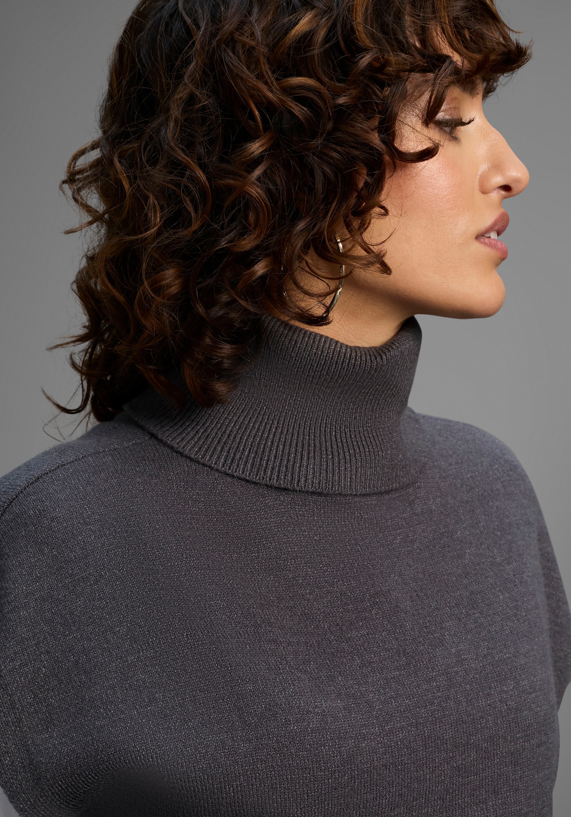 Laura Scott Pull-over softer Übergangsstrick mit Rollkragen - NEUE KOLLEKTION