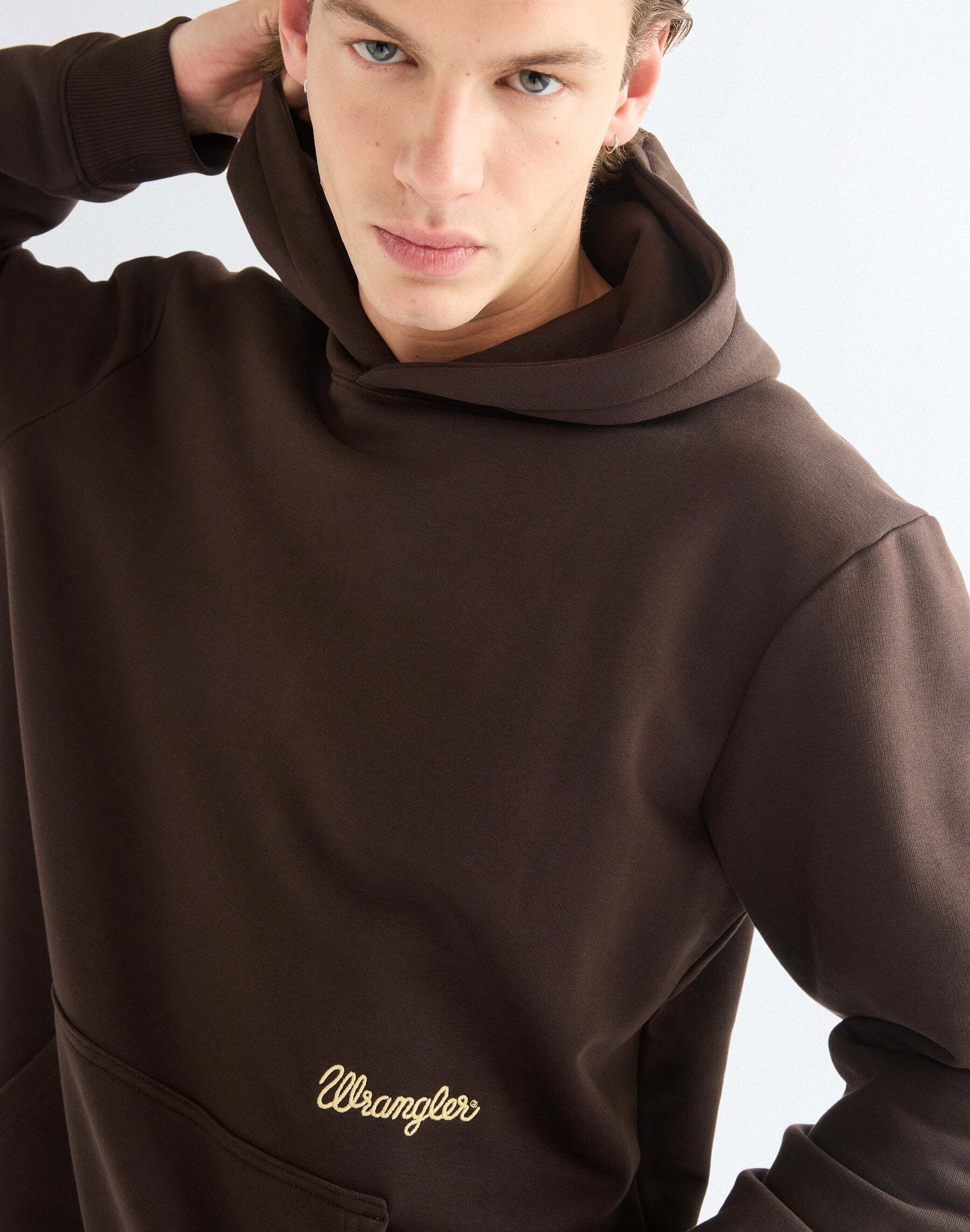 Wrangler Pull à capuche »WRANGLER Kapuzenpullover Embroidery«