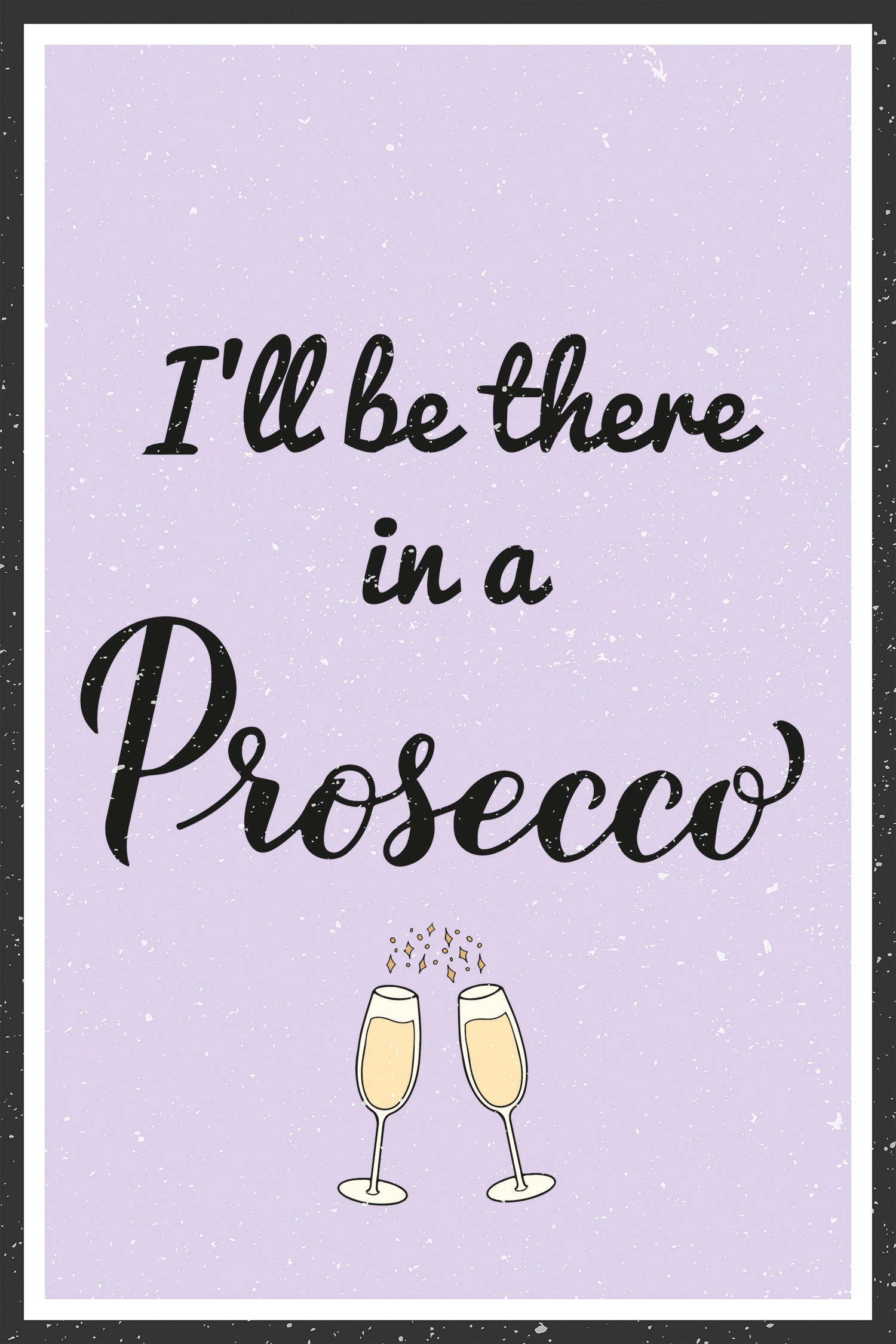 queence Metallbild »Prosecco« Getränke | Schriftzug | Schriftzüge 1 Stk. tlg. Stahlschilder