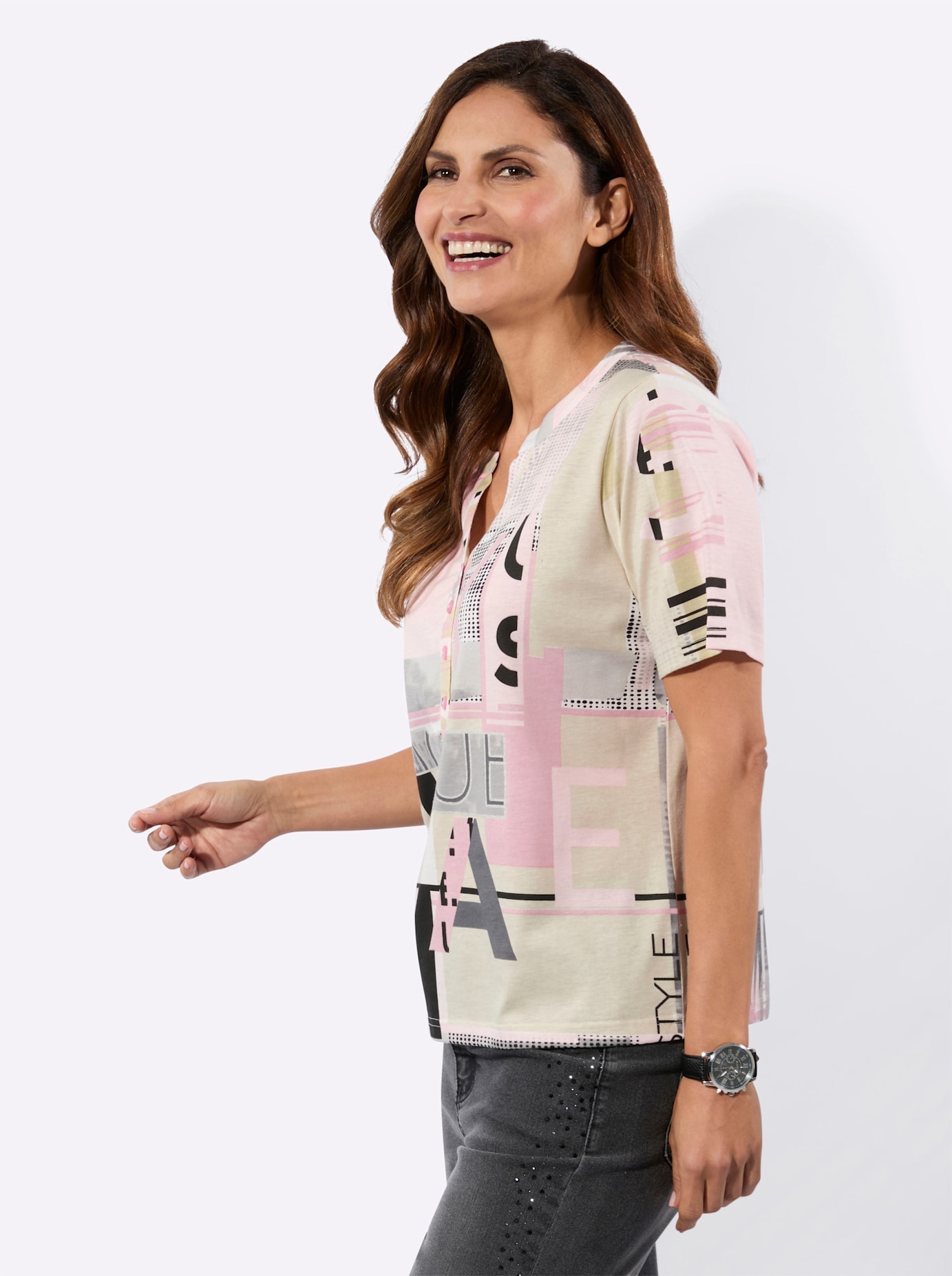 Inspirationen T-shirt »Kurzarm-Shirt« 1 pièces