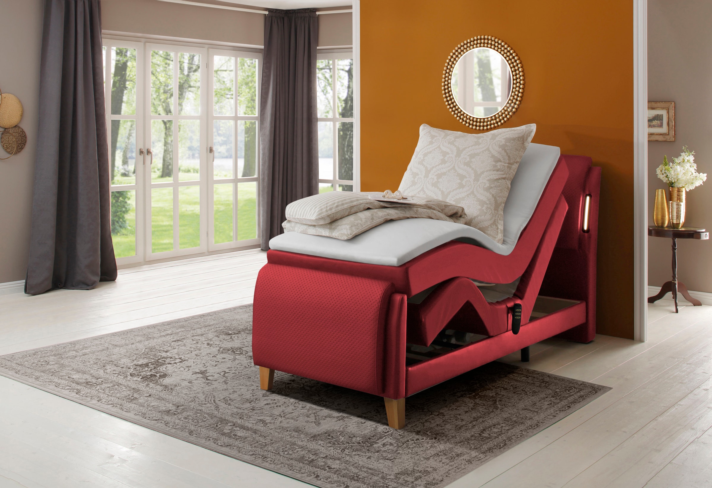 Home affaire Boxspringbett »Messina2« Liegekomfort elektrisch Verstellbar