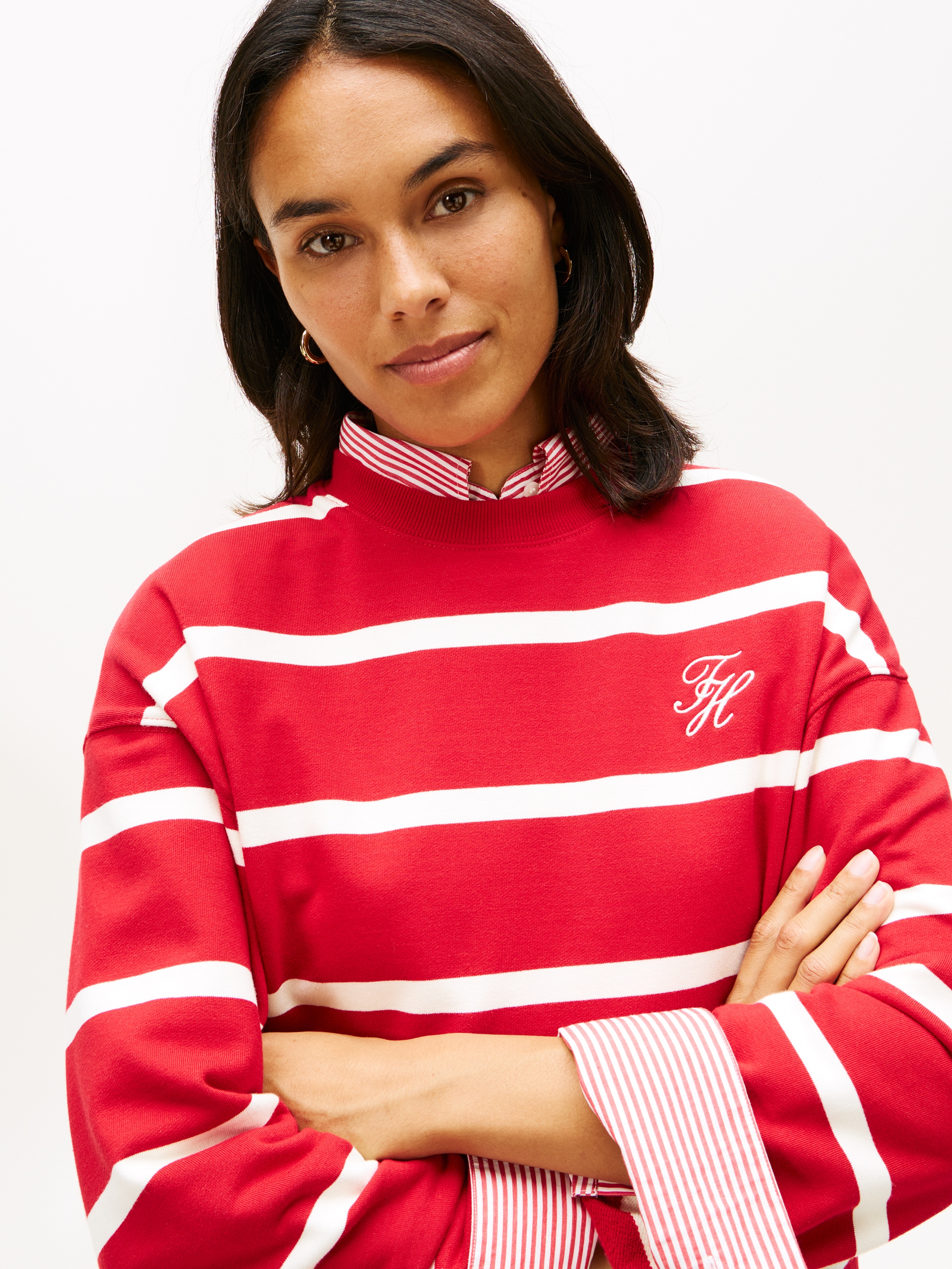 Tommy Hilfiger Sweatshirt »TH SCRIPT MDRN TERRY SWTSHRT«
