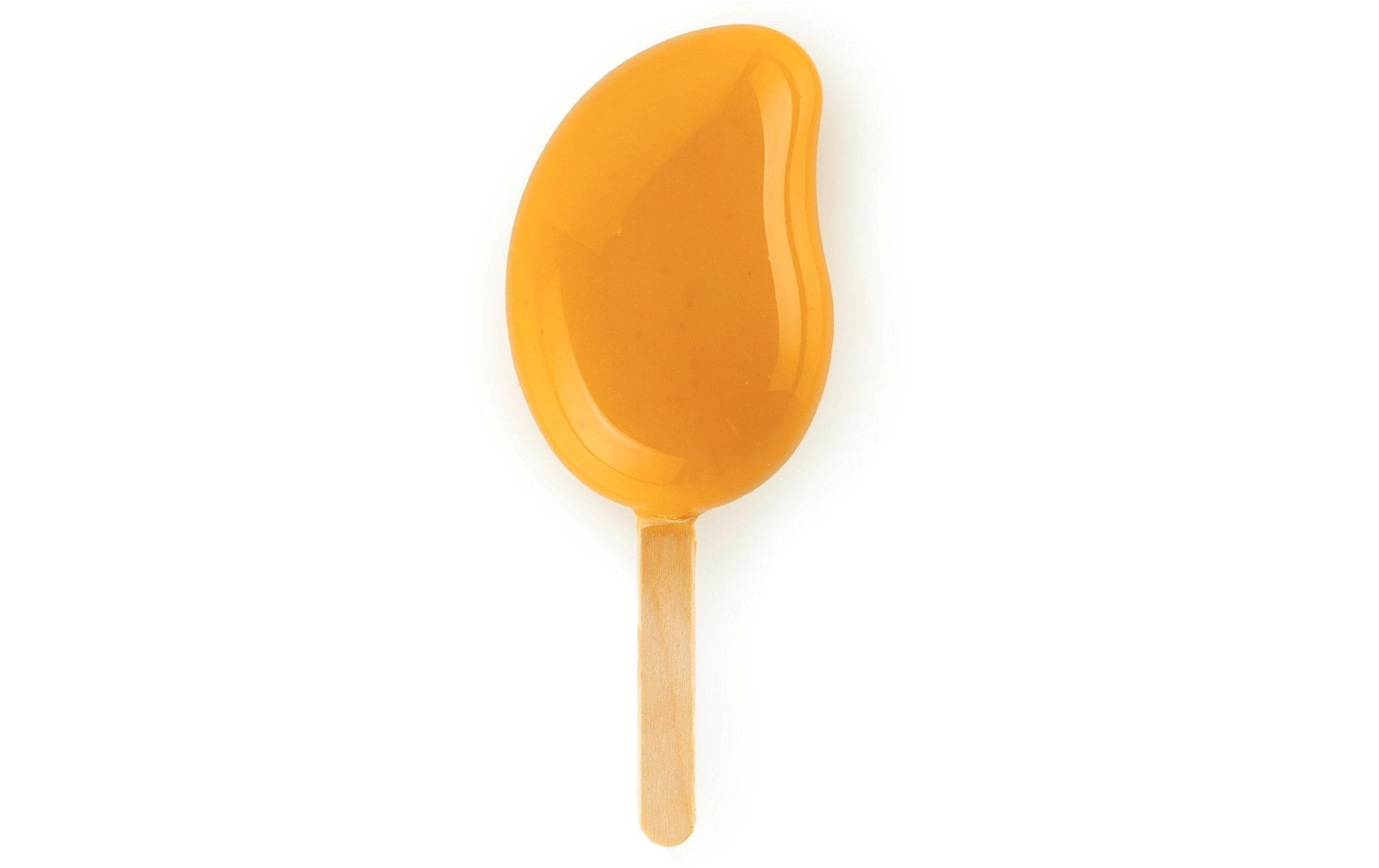   Silikonform »Silikomart für Eis Mango« Silikon-Eisbereiter-Set in Mango-Form mit Tablett und Stielen
