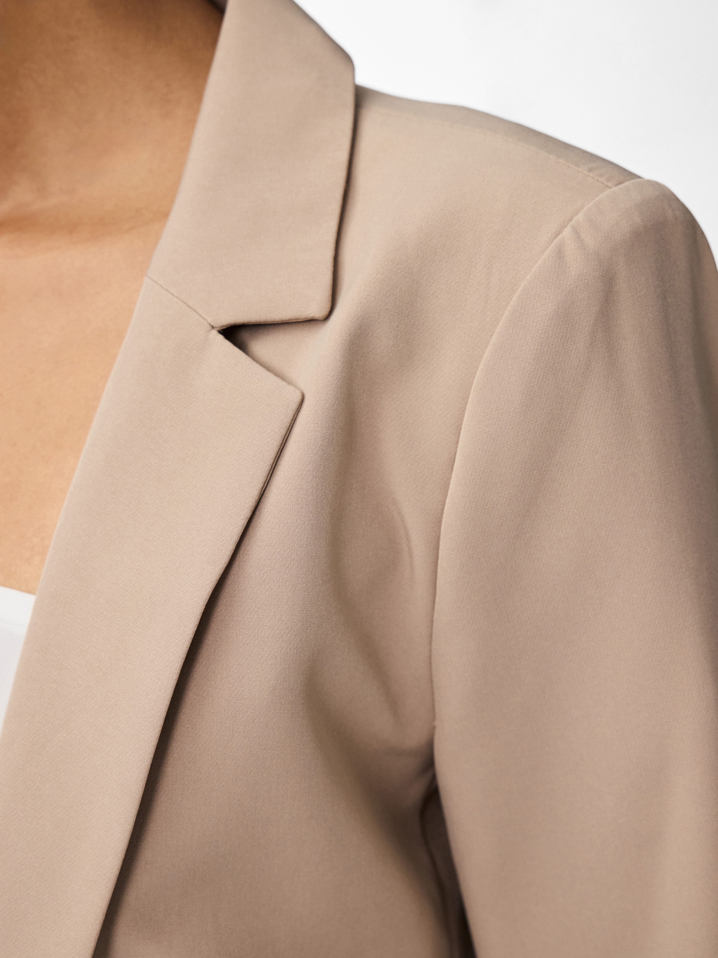 pieces Blazer long »PCBOSELLA LS LOOSE BLAZER NOOS« in leichter Oversize Form