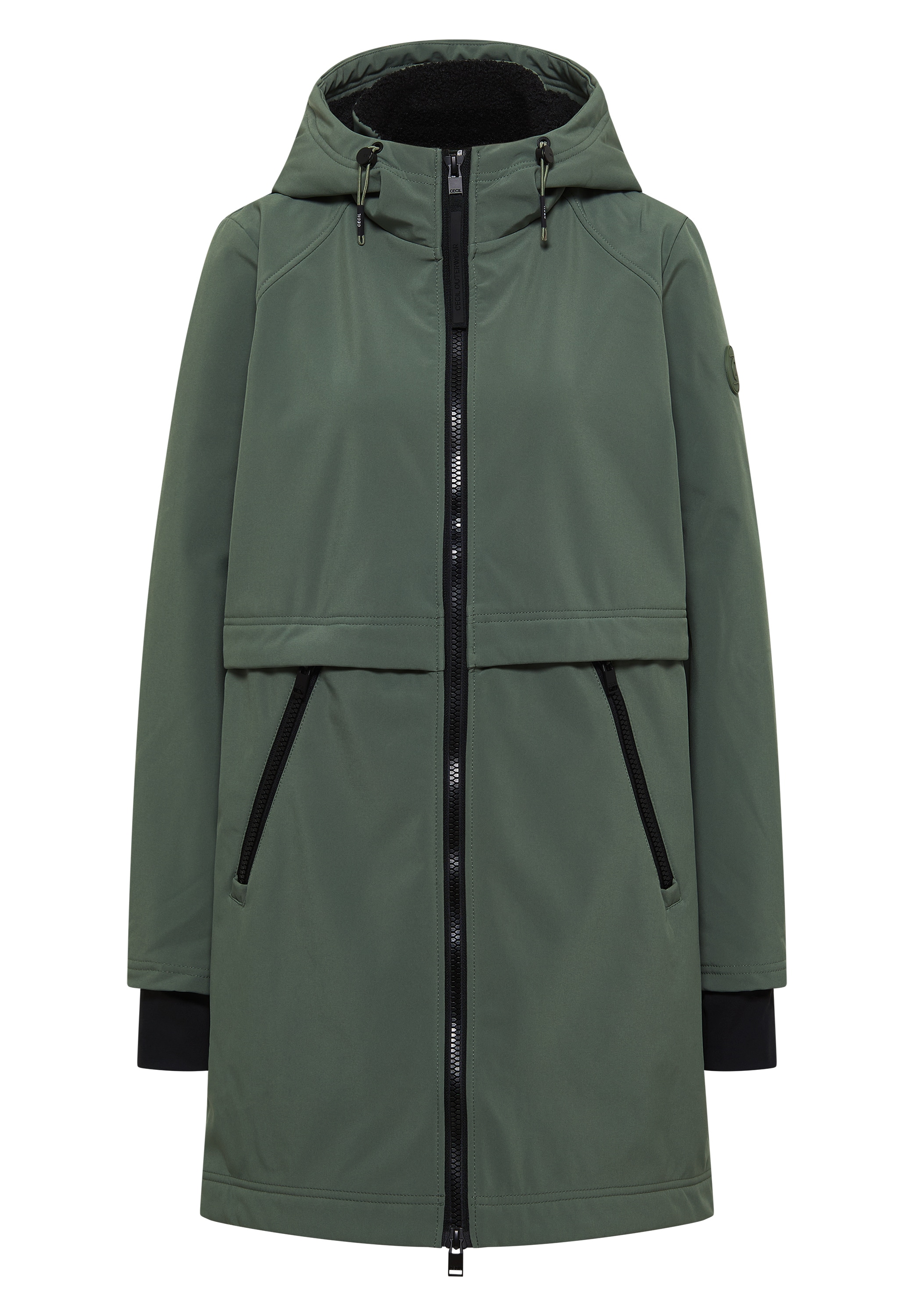 Cecil Manteau softshell avec capuche, déperlant, softshell