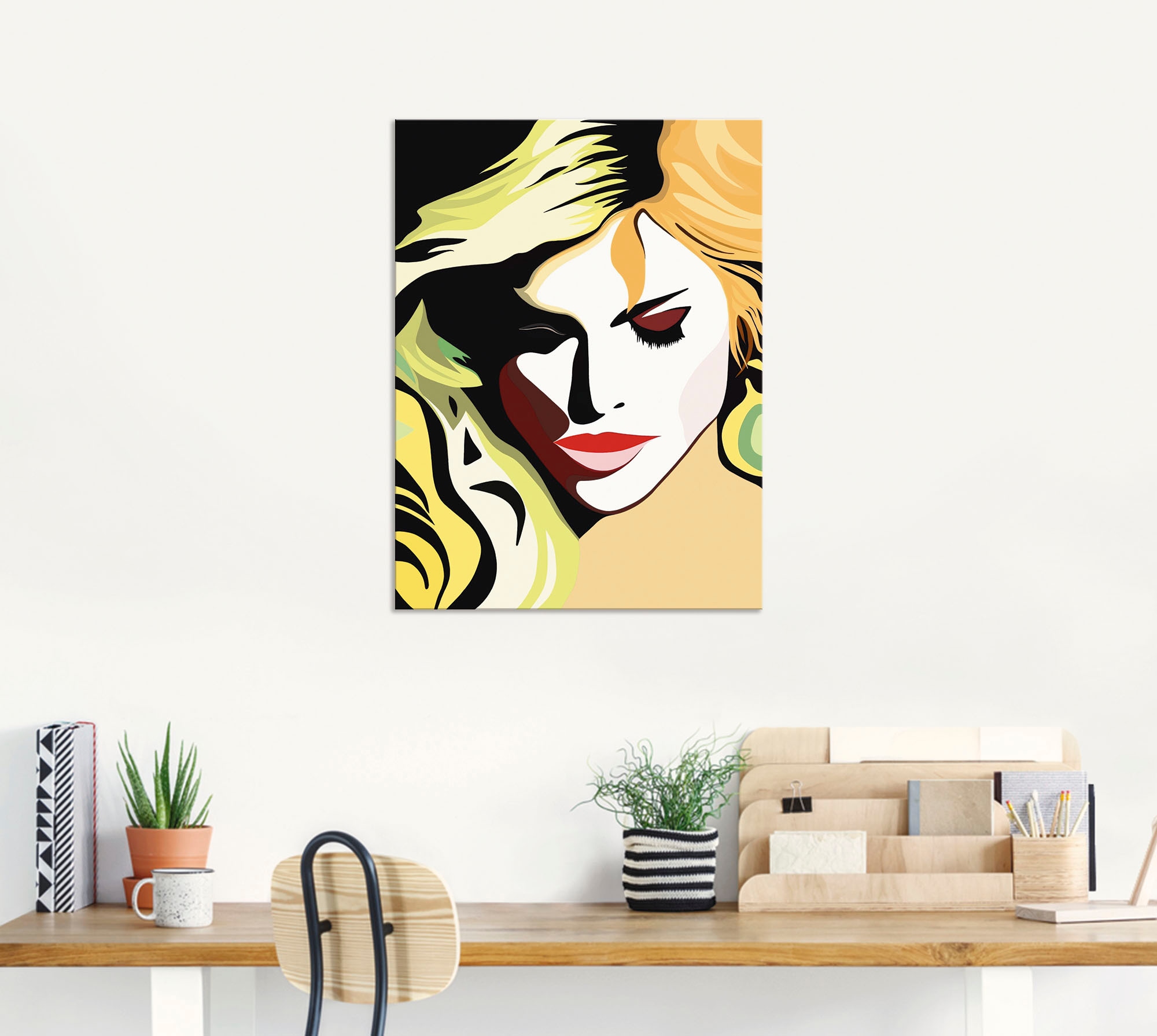 Artland Wandbild »Schöne Frau« Frau 1 Stk. tlg. als Alubild, Leinwandbild in verschied. Grössen