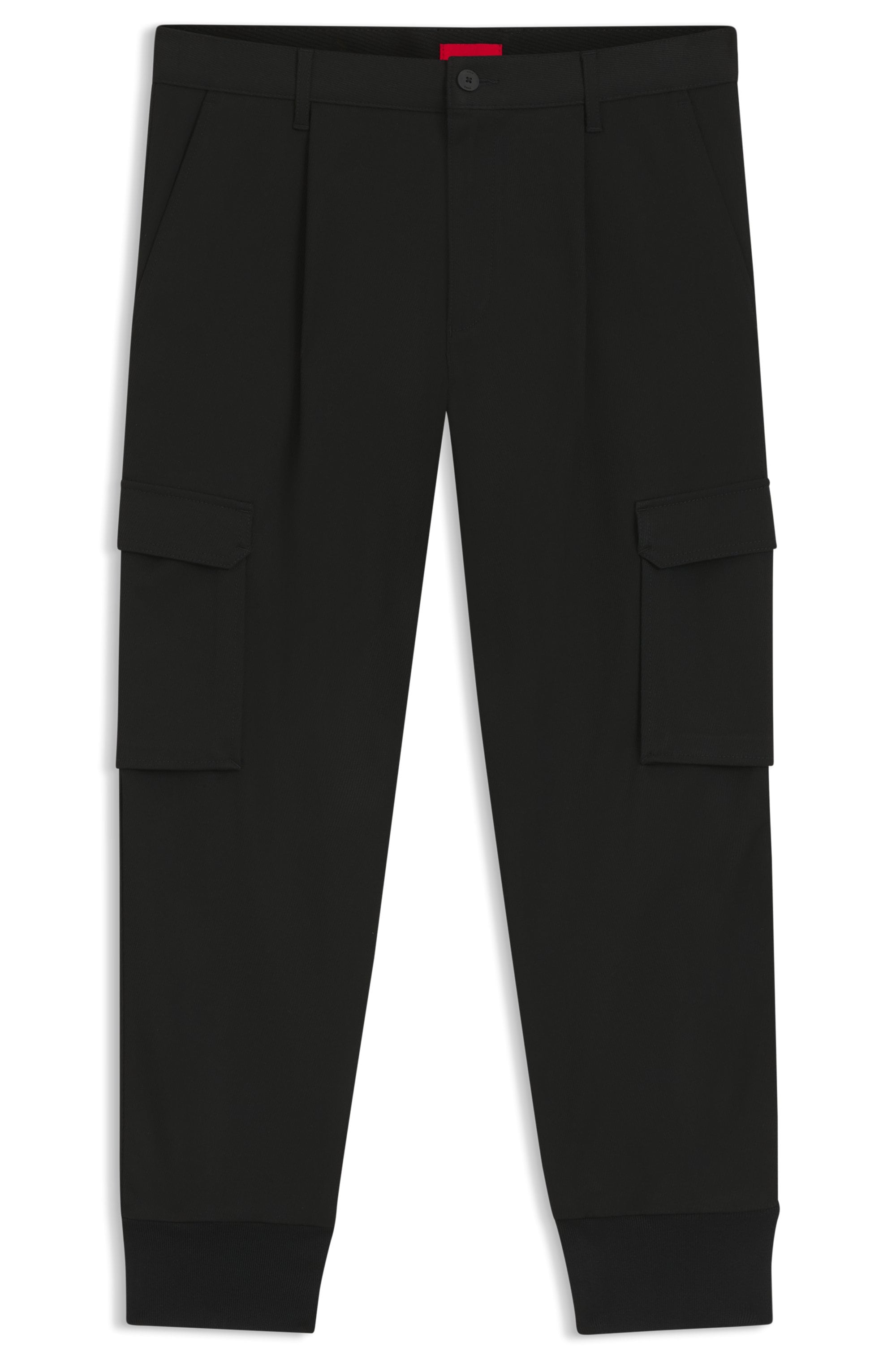 HUGO Cargohose »Glavin«  Slim Fit, tapered leg, Bundfalten vorne